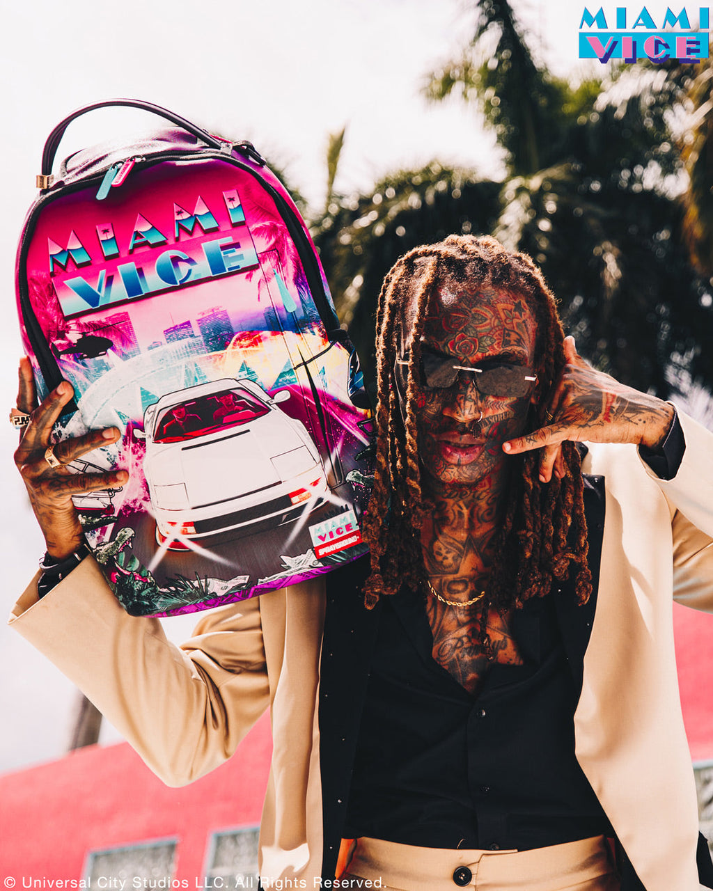 Miami Vice Vibes Backpack (Dlxv) - Image 6