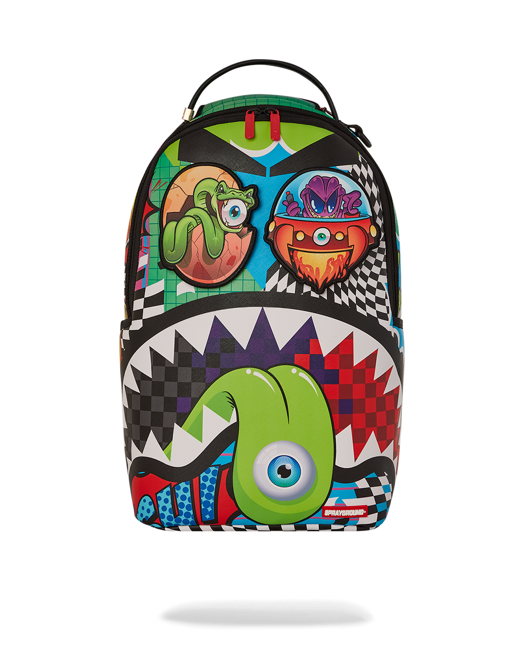 Psycho World of Fun Backpack (with Removable Velcro Eye Patches) - Image 4