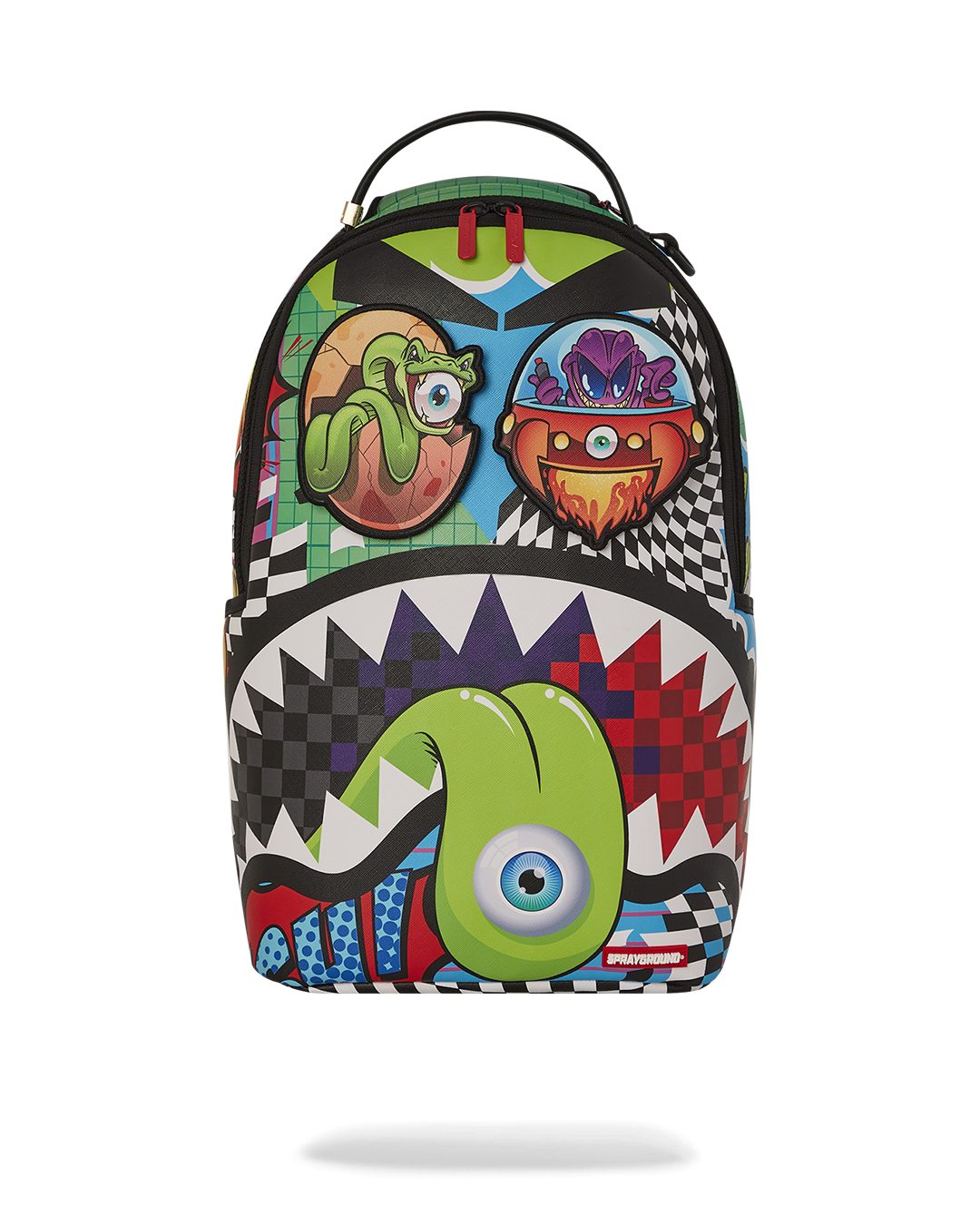 Psycho World of Fun Backpack (with Removable Velcro Eye Patches) - Image 4