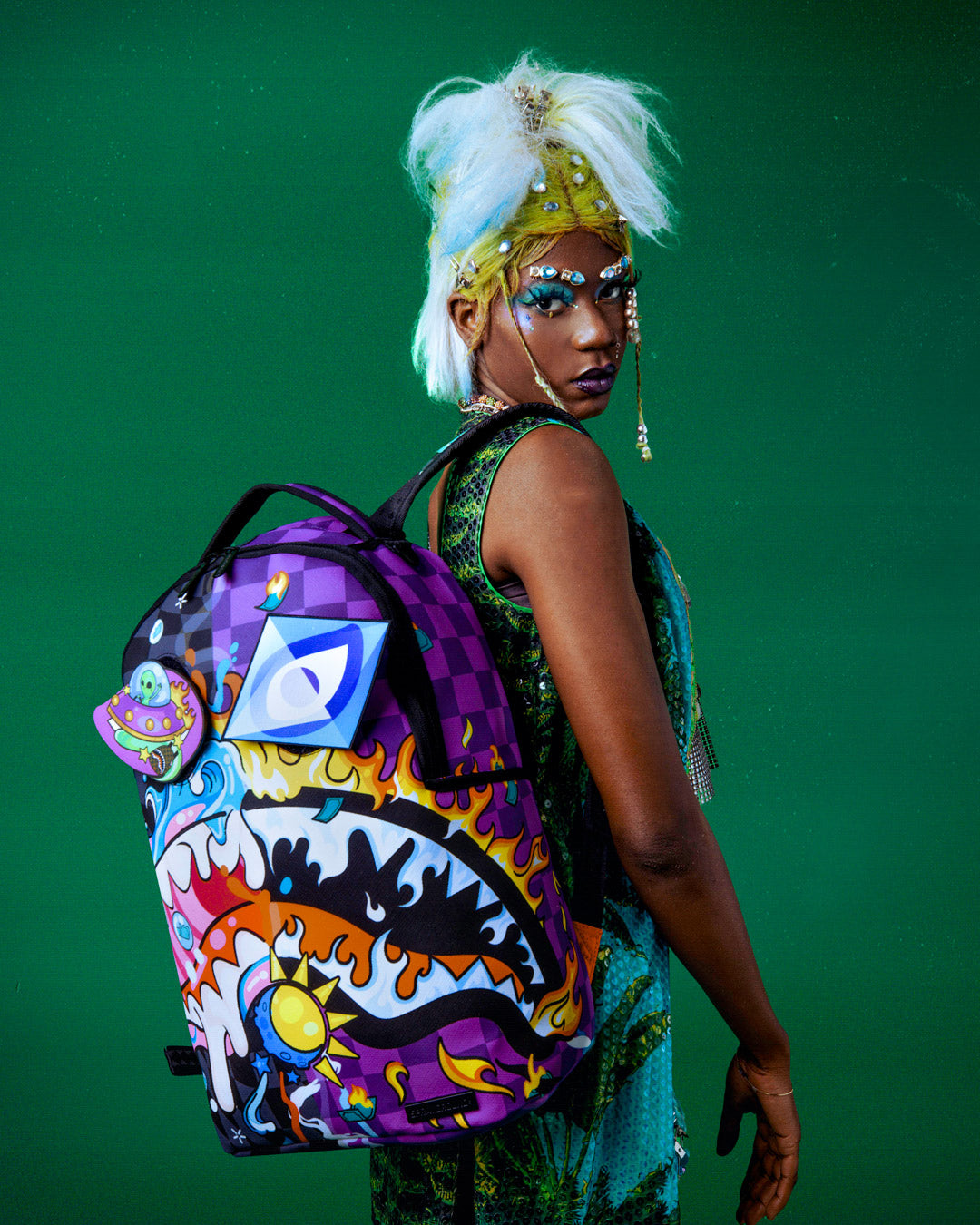 Mad Scientist (6 Removable Eyes) Backpack - Image 2