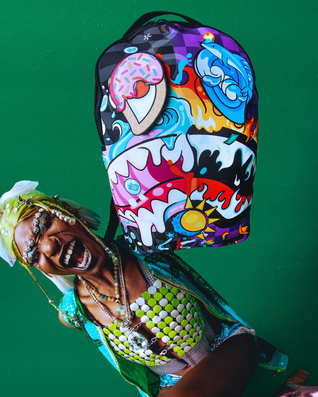 Mad Scientist (6 Removable Eyes) Backpack - Image 8