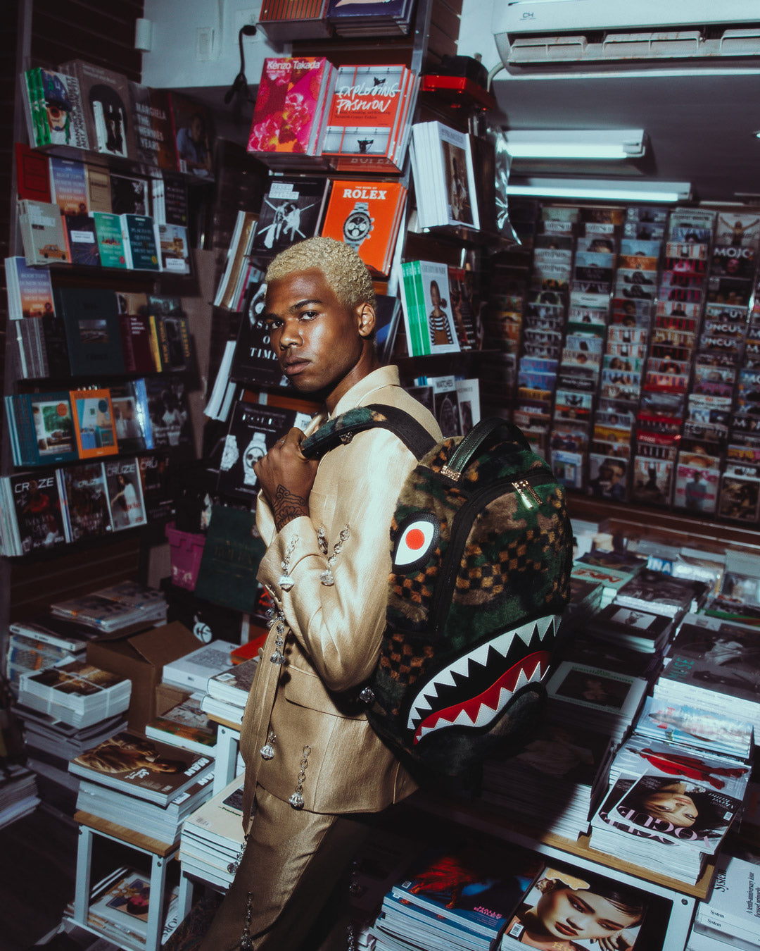 Big Sky Fur Shark Backpack - Image 10