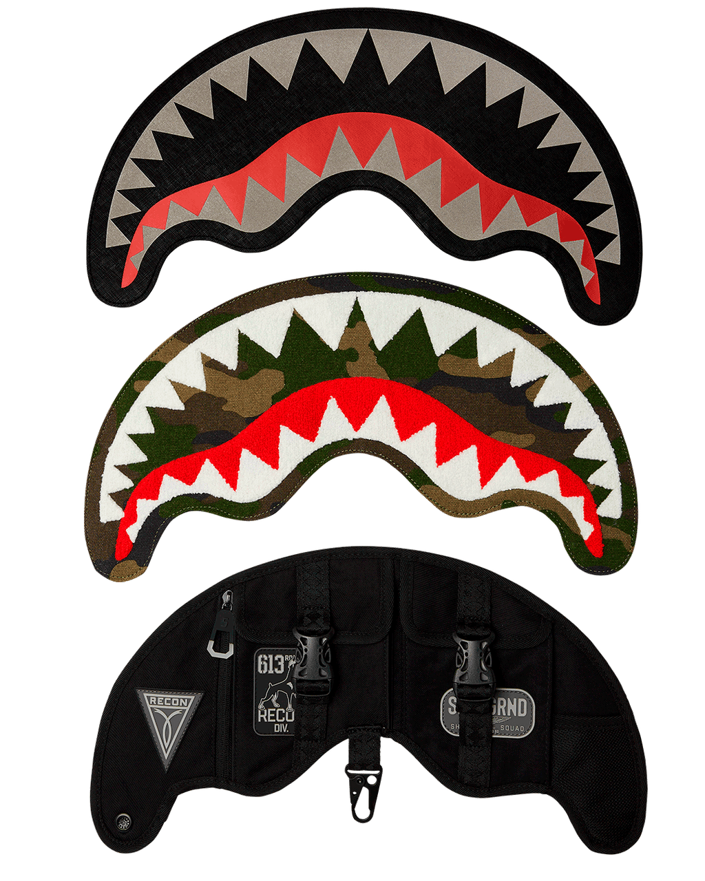Velcro Shark - 3 Interchangeable Sharks Backpack (Dlxv) - Image 20