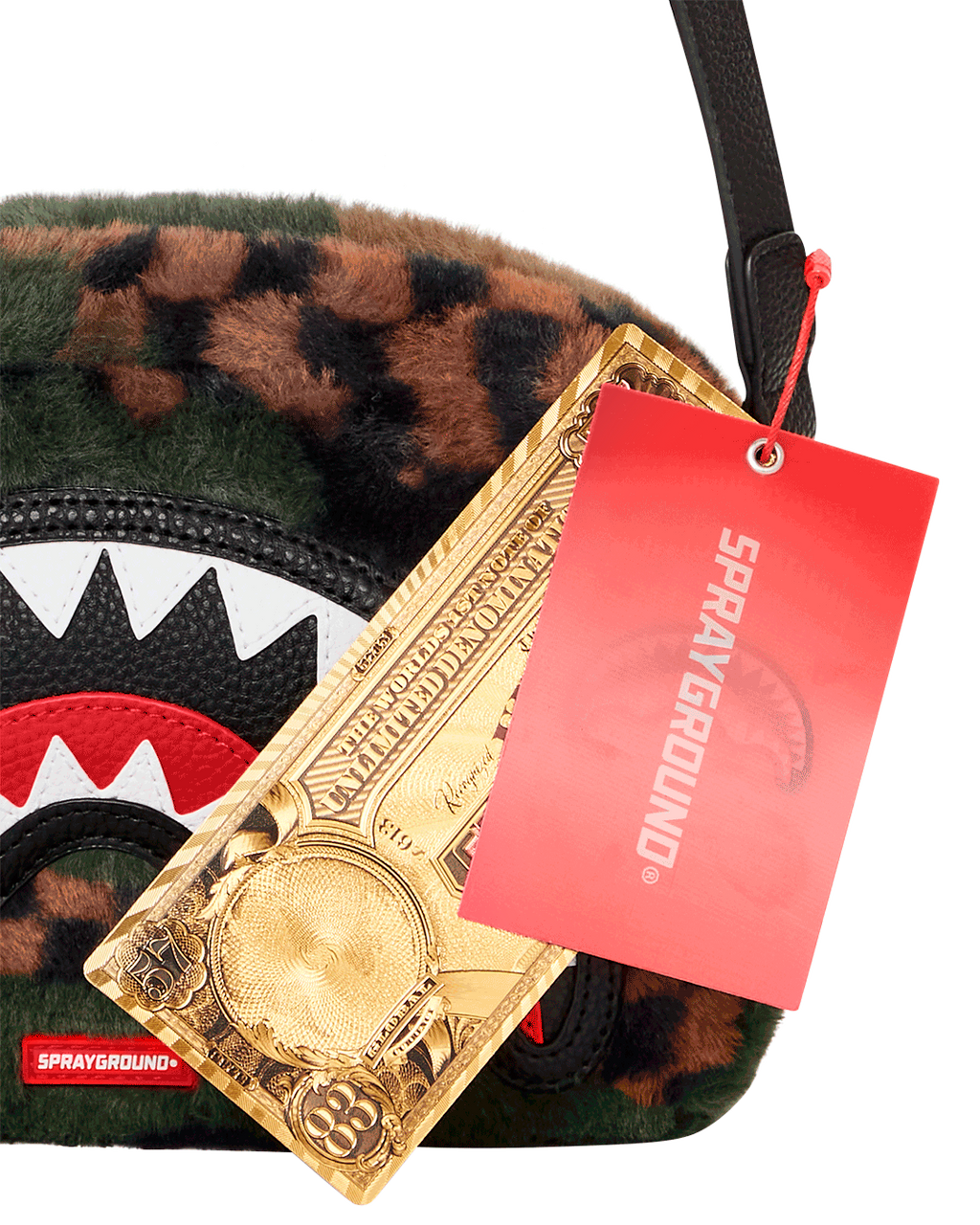 Big Sky Fur Shark Messenger Brick Bag - Image 9