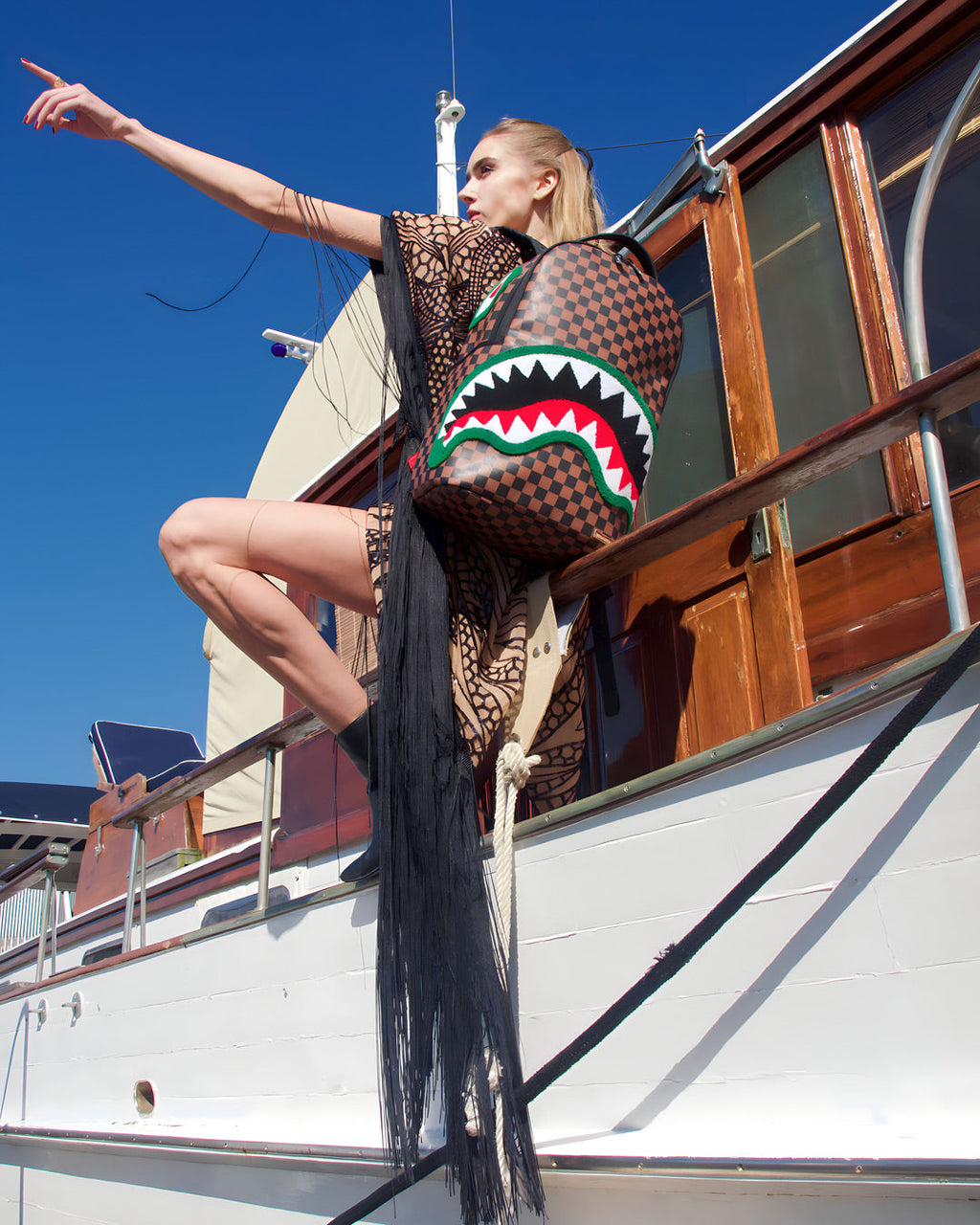 Romeo Air Italia Shark Backpack - Image 8