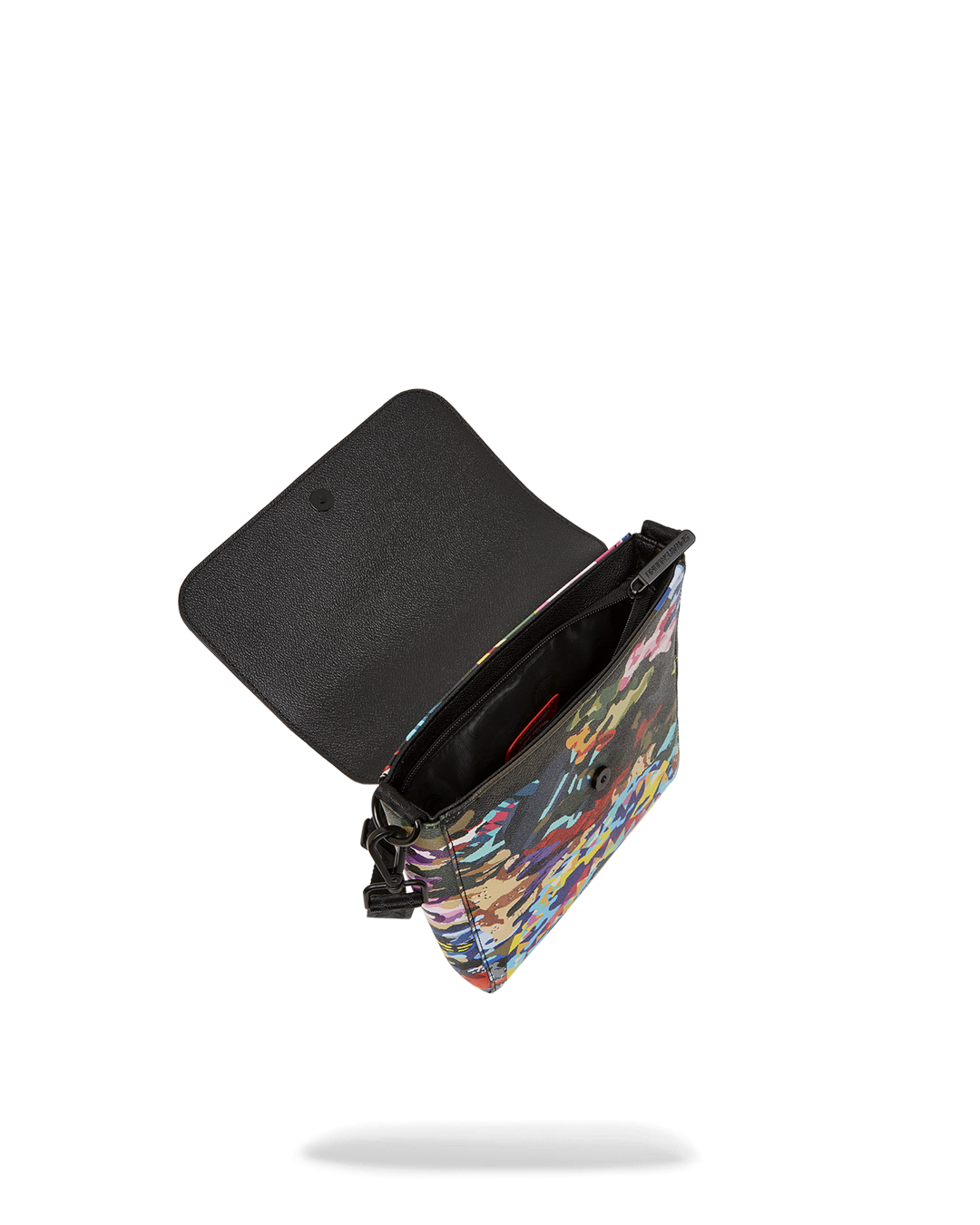 Sliced and Diced Camo Messenger Sling Bag - Image 7
