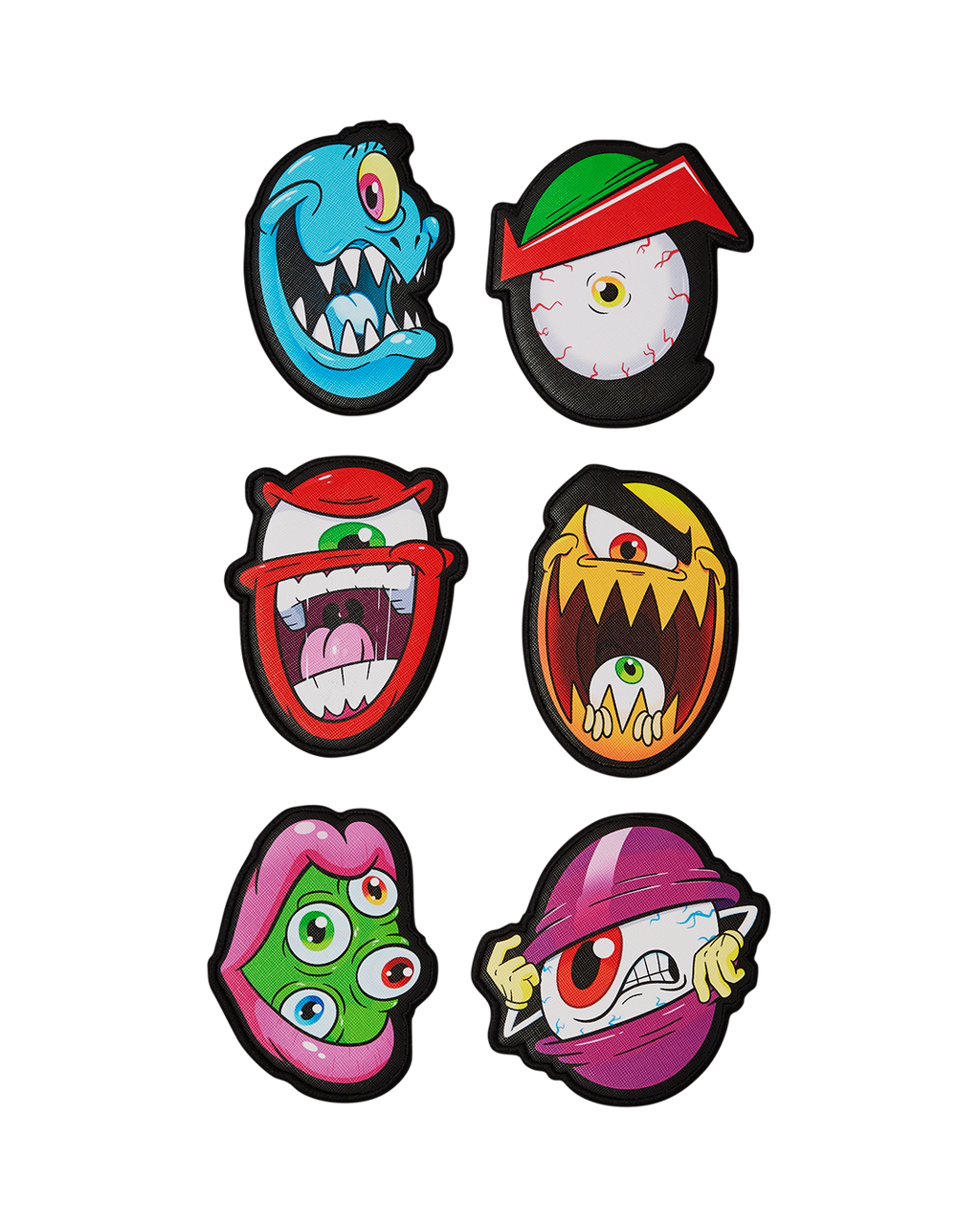 Money Boys Split Crazy Eyes - 6 Removable Velcro Eye Patches - Image 17
