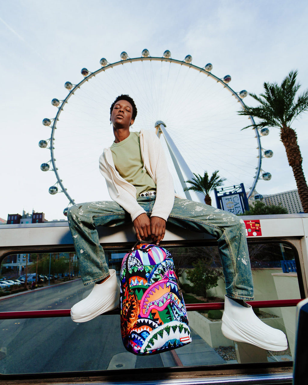 Cant Stop the Shark Dlxsr Backpack - Image 2