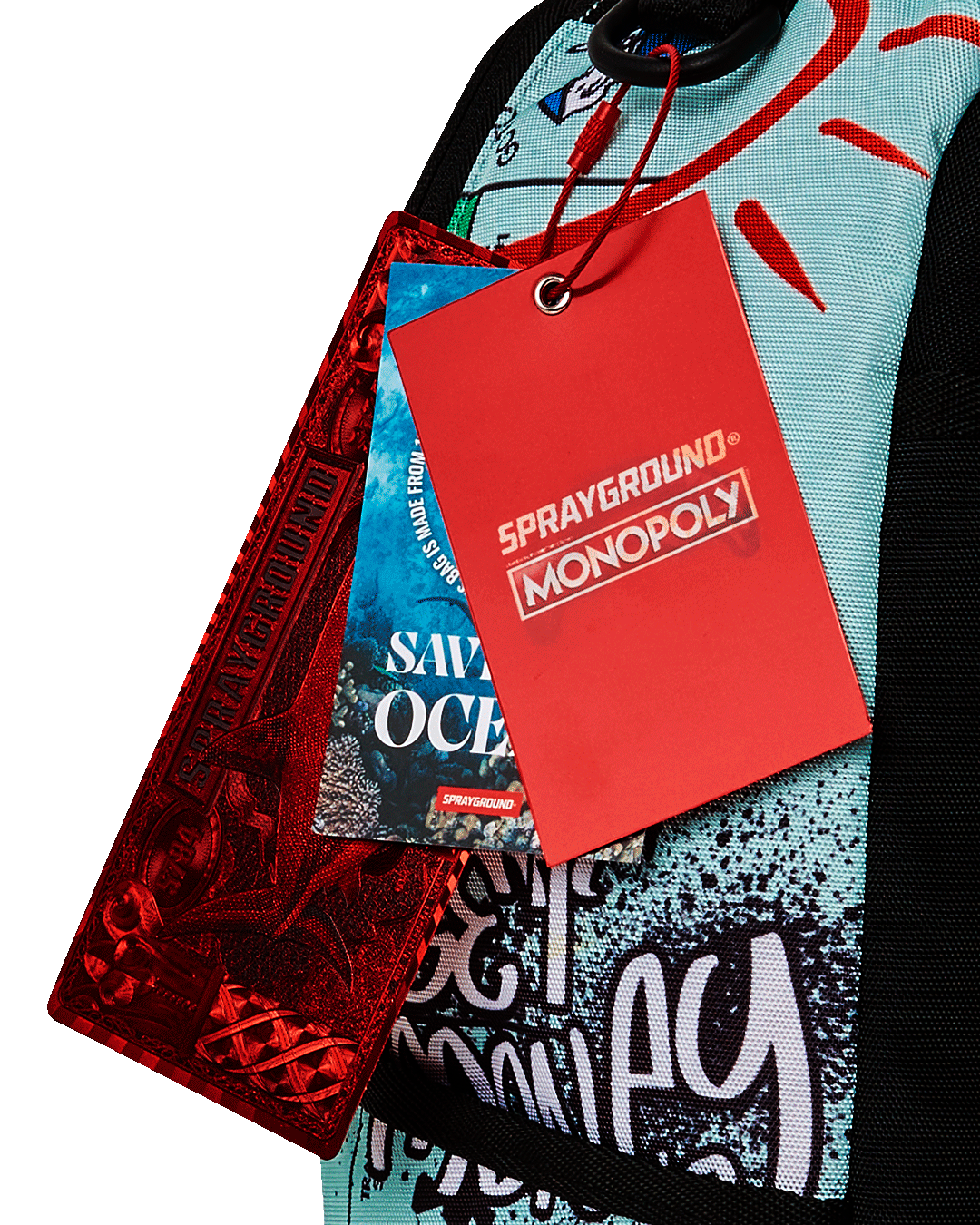 Monopoly Do Not Pass Go Dlxsr Backpack - Image 11