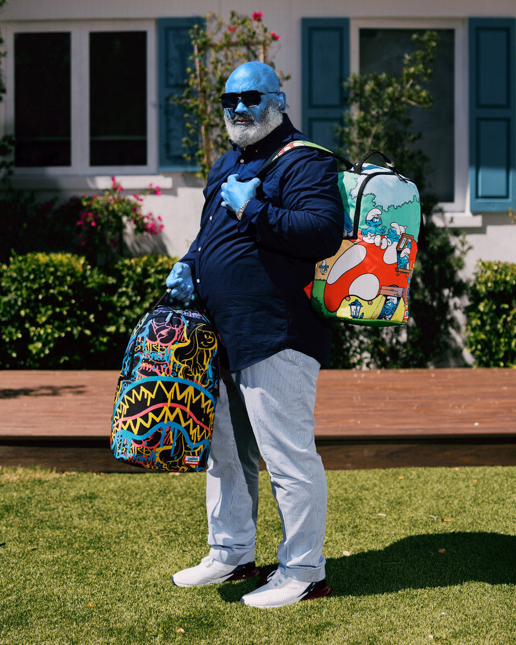 Smurfs Mushroom Village Backpack - Image 4
