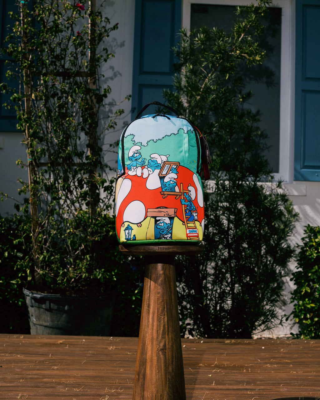 Smurfs Mushroom Village Backpack - Image 6