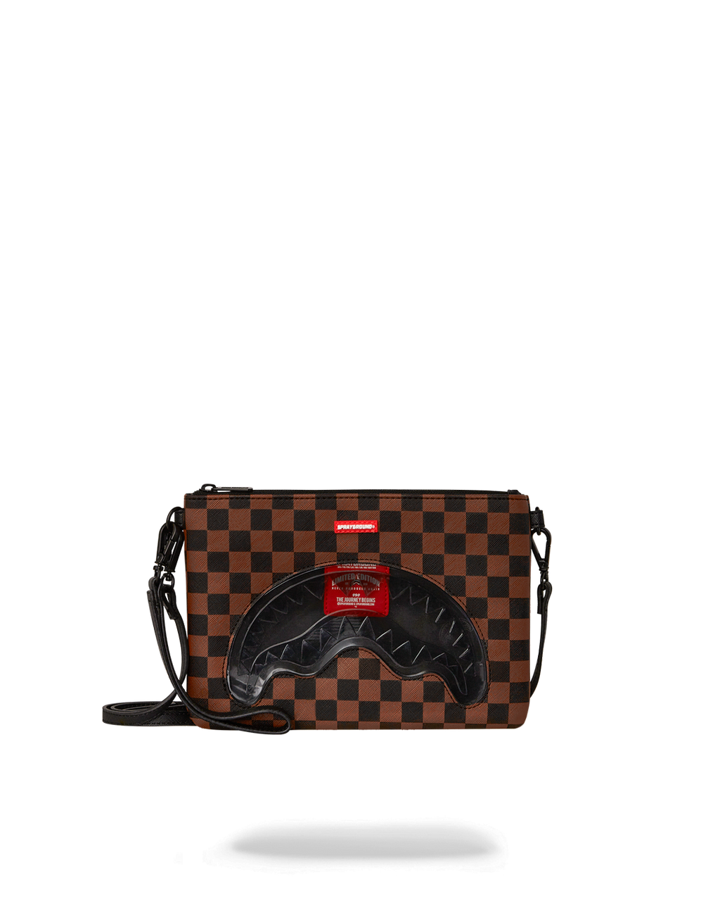 Sharks in Paris Clear for Takeoff Crossover Clutch with Strap - Image 3
