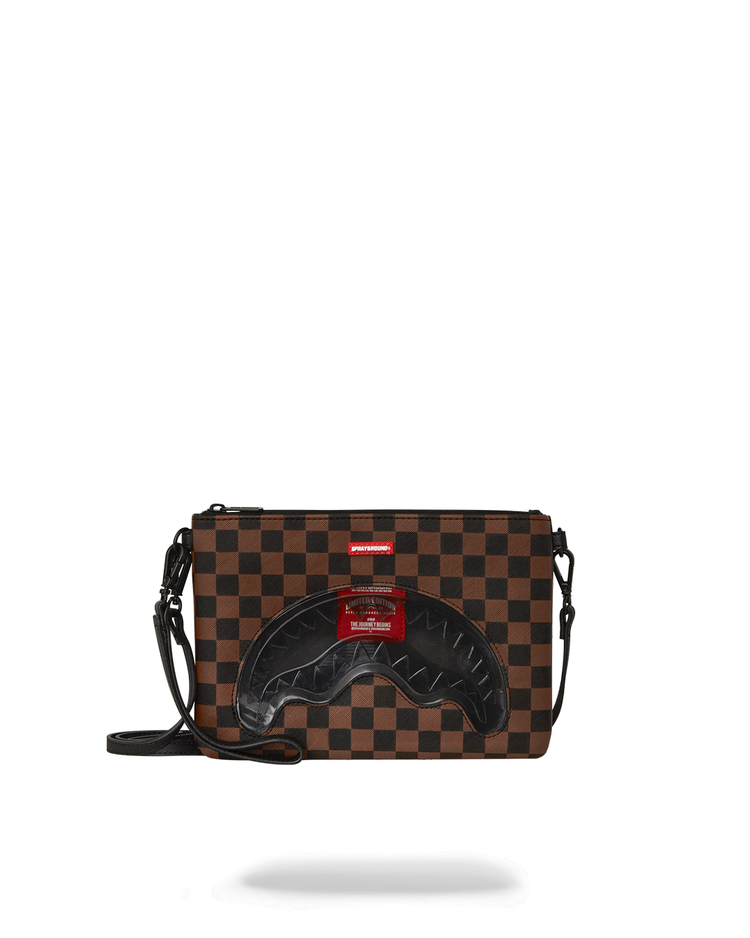 Sharks in Paris Clear for Takeoff Crossover Clutch with Strap - Image 3