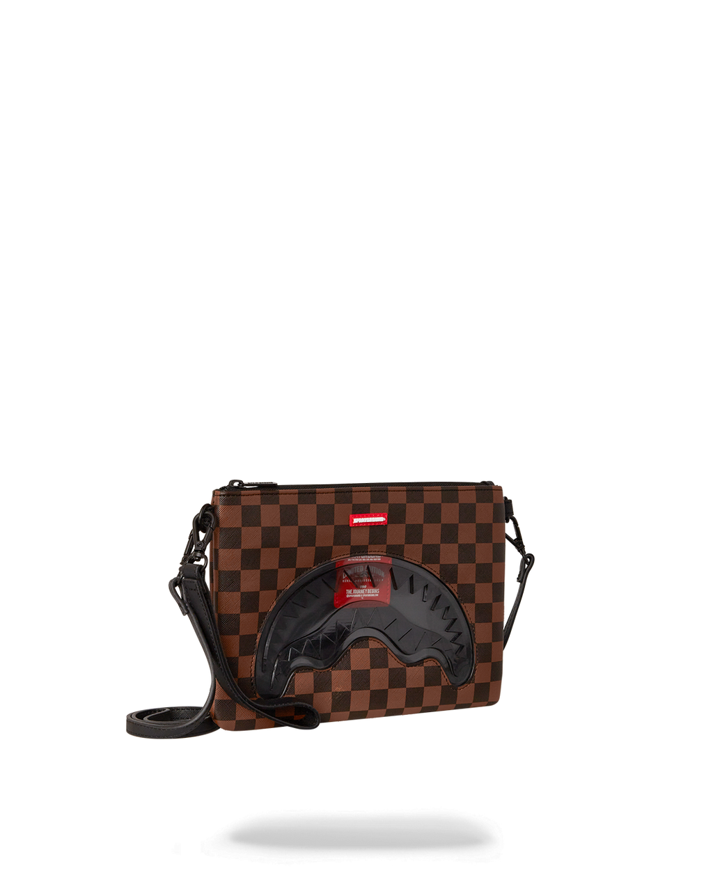 Sharks in Paris Clear for Takeoff Crossover Clutch with Strap - Image 5