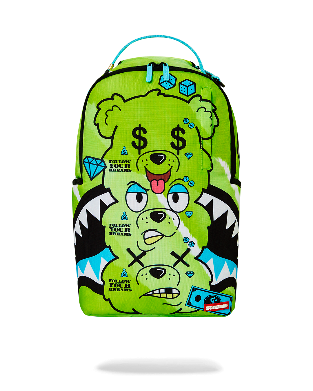 MONEY BEAR SEEING TRIPLE DLXSR BACKPACK