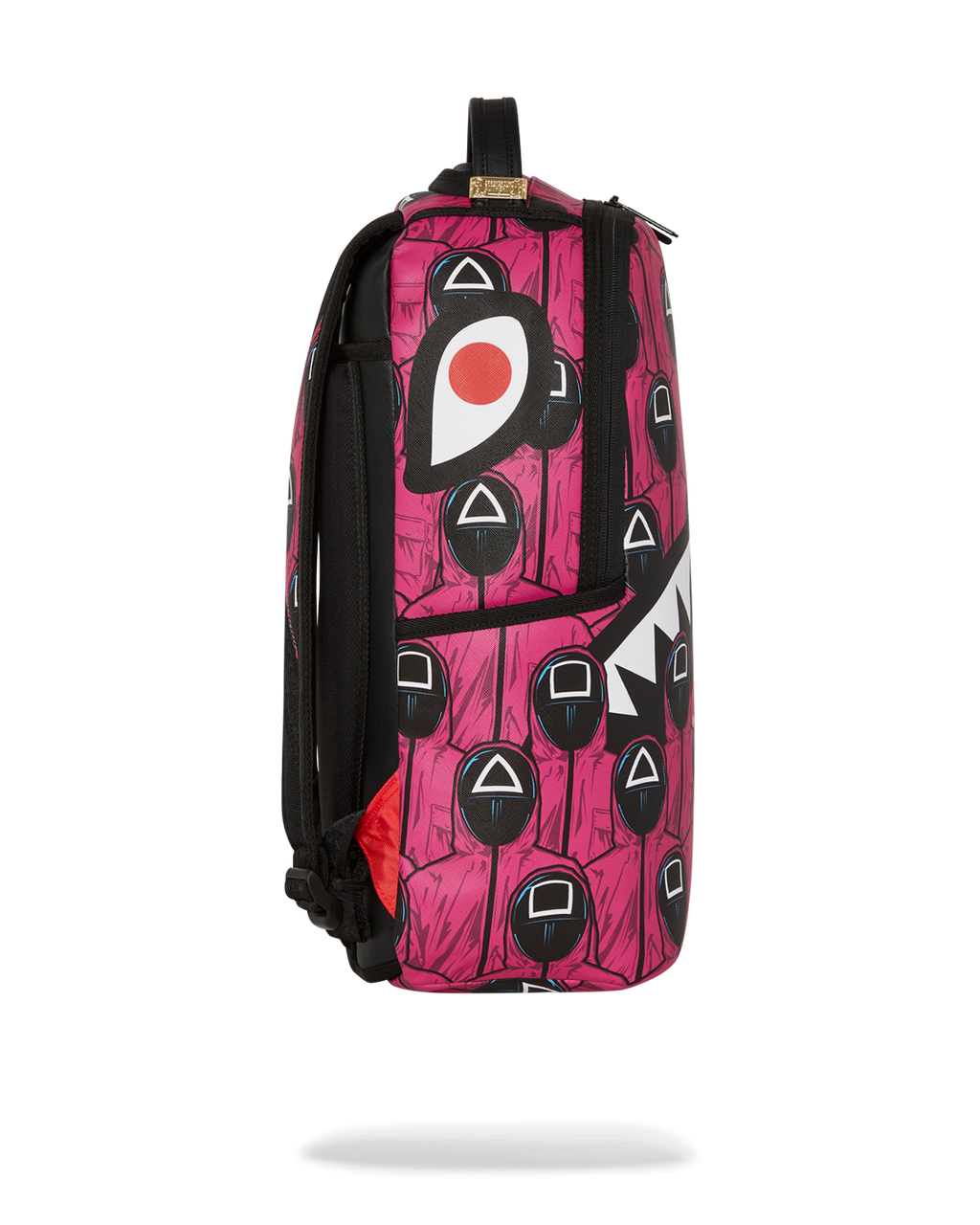 Squid Game Collab Front Man & Pink Guard Sharks Backpack - Image 5