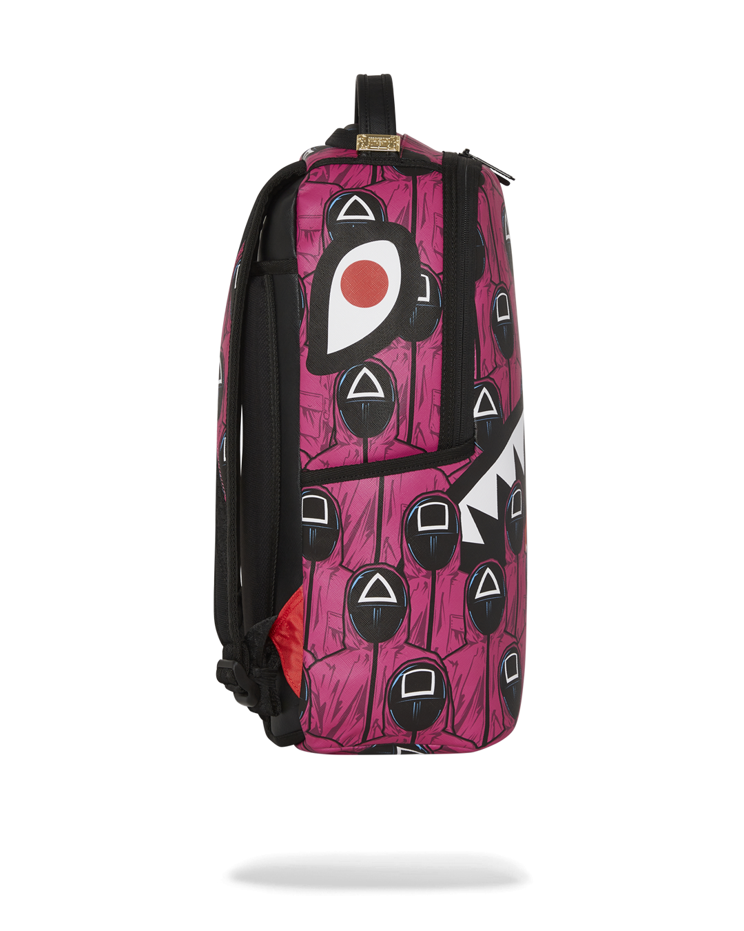 Squid Game Collab Front Man & Pink Guard Sharks Backpack - Image 5
