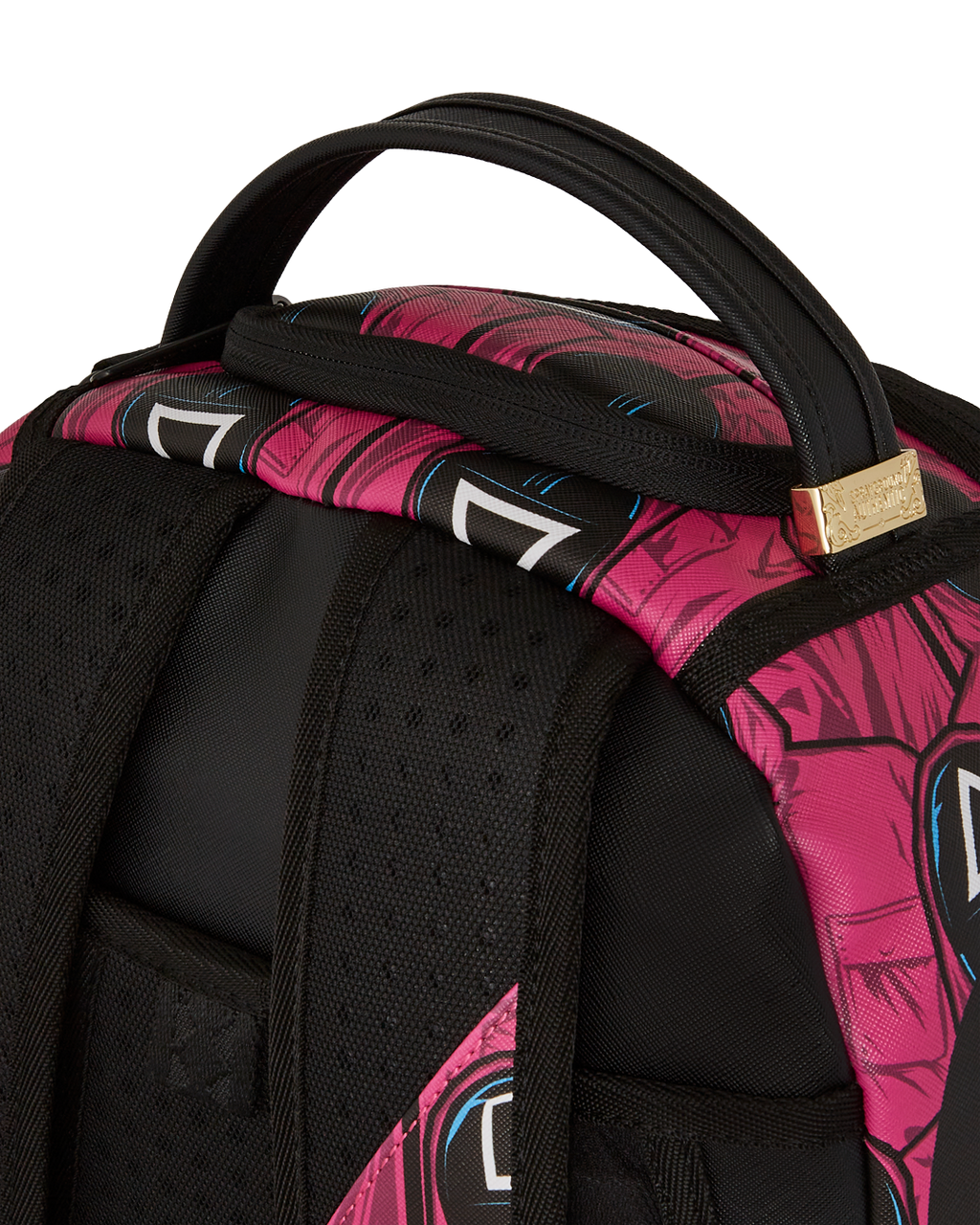 Squid Game Collab Front Man & Pink Guard Sharks Backpack - Image 12