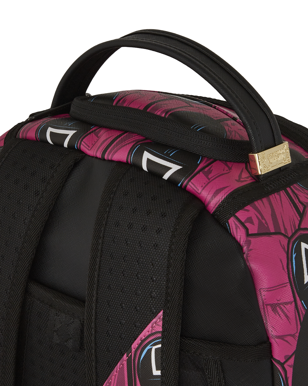 Squid Game Collab Front Man & Pink Guard Sharks Backpack - Image 12