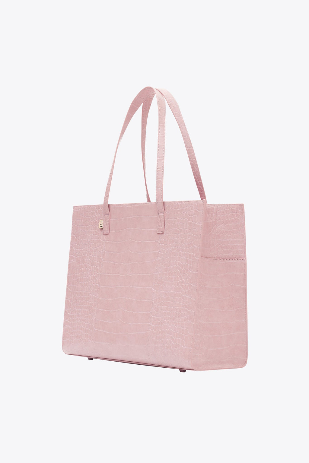 Resale The Large Work Tote in Atlas Pink Croc - Image 2