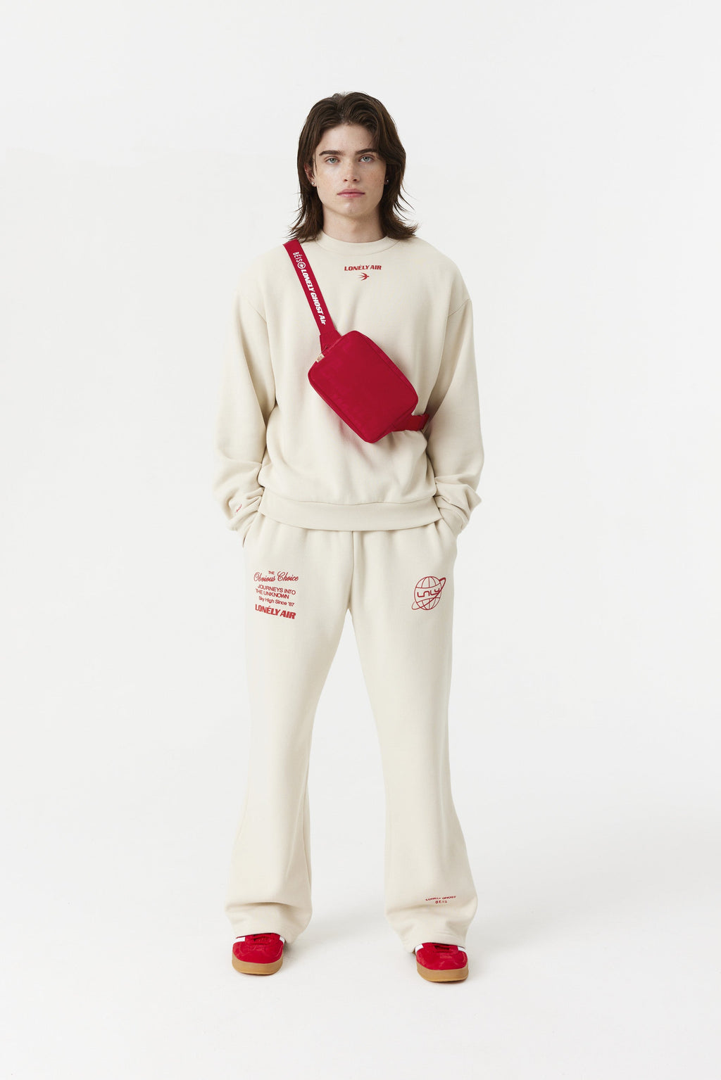 The Belt Bag in Text Me Red - Image 8