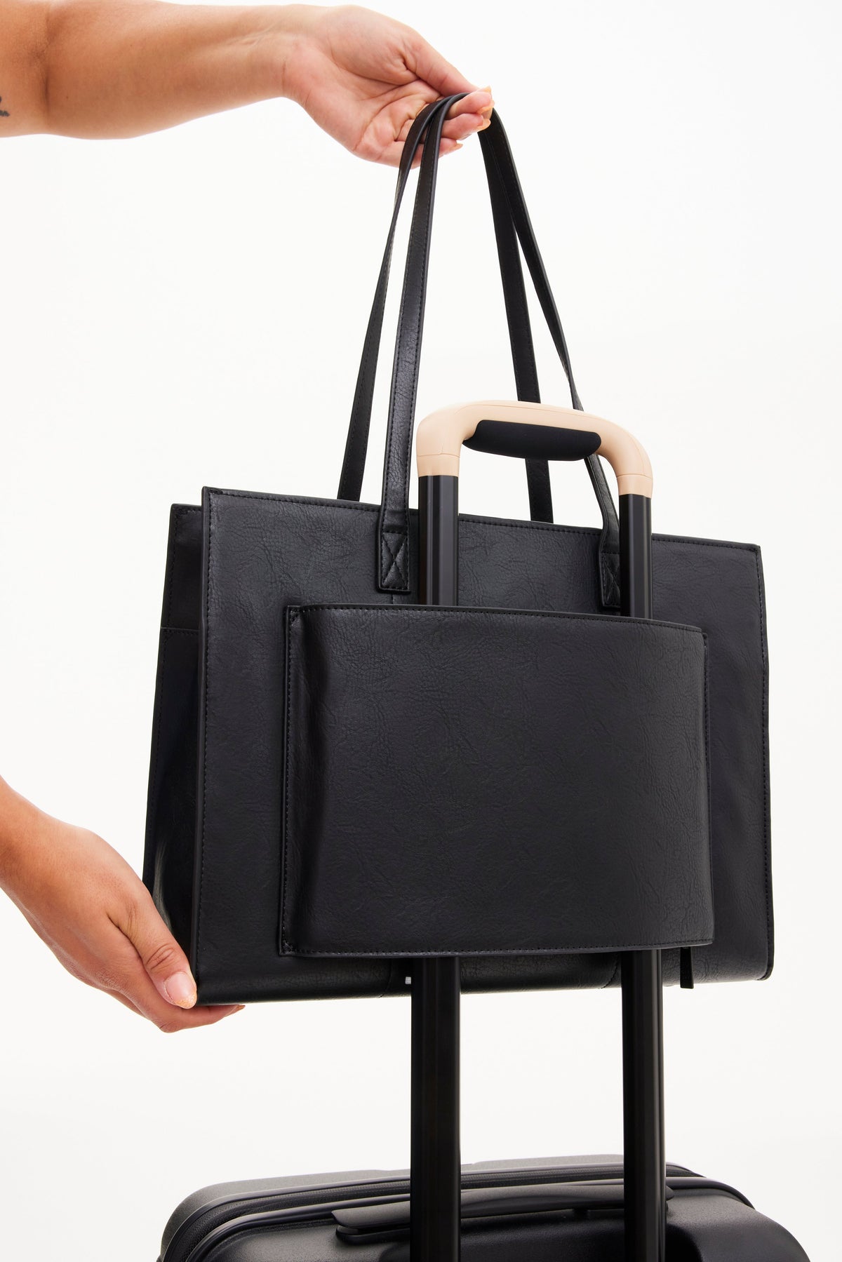 The Work Tote in Black - Image 10