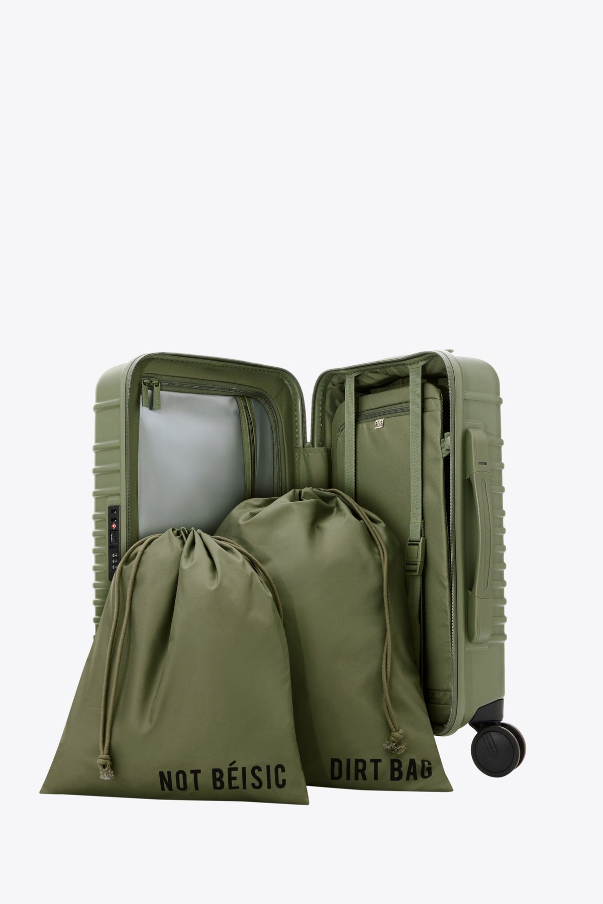 The Small Carry-On Roller in Olive - Image 5