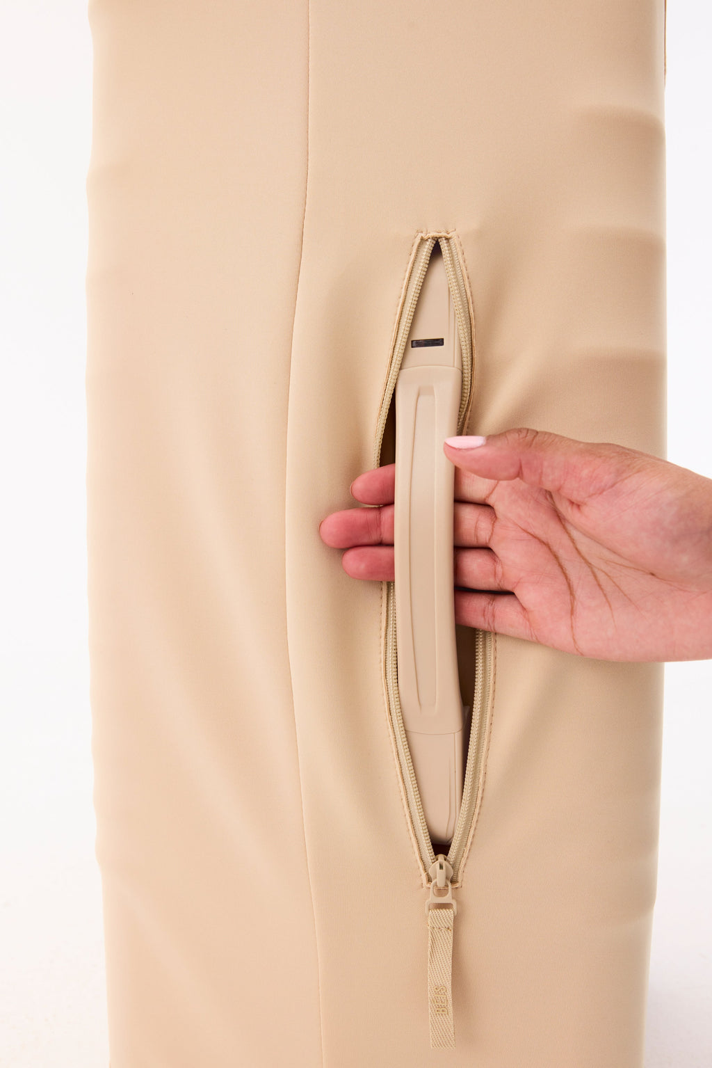 The Carry-On Luggage Cover in Beige - Image 6