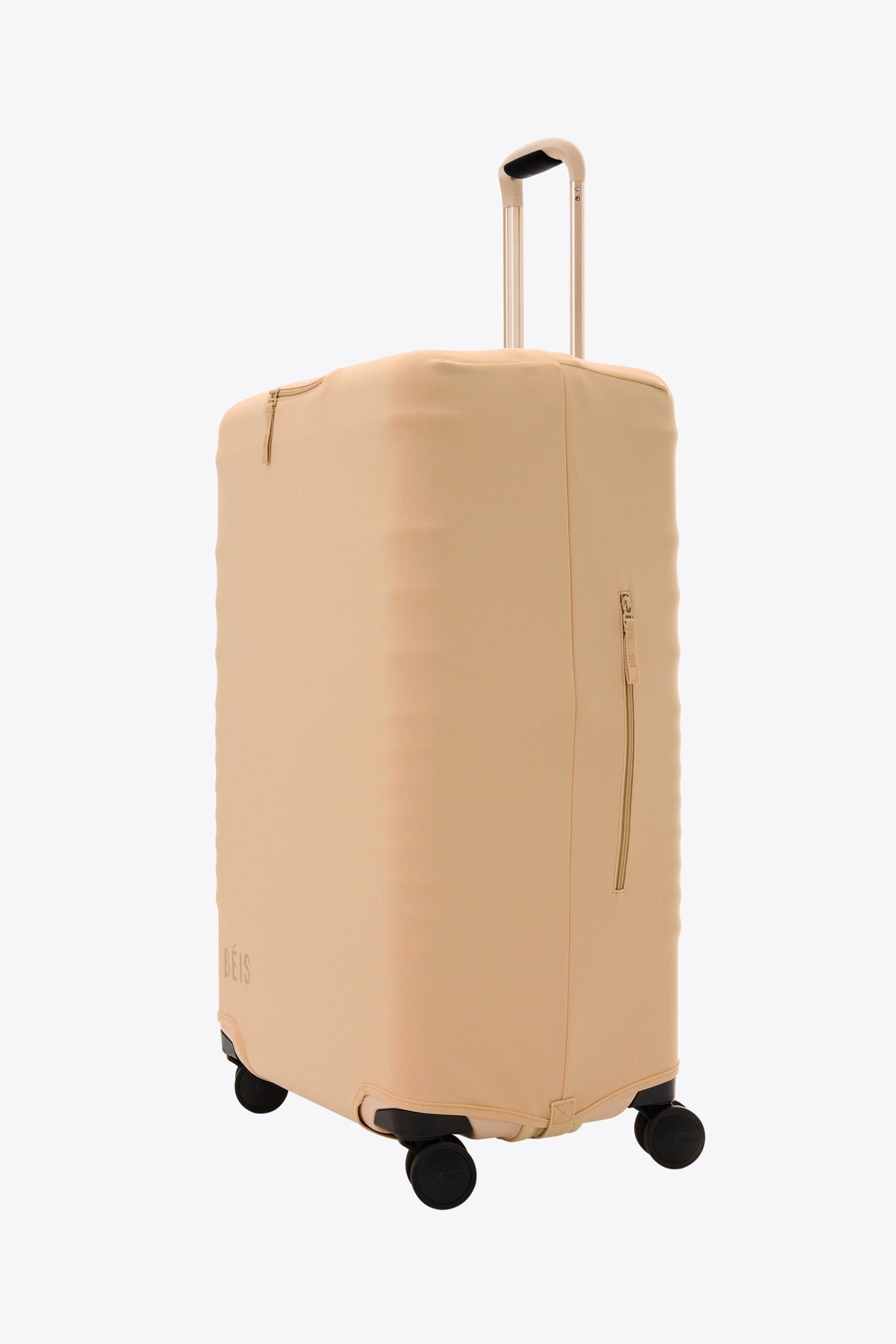 The Large Check-In Luggage Cover in Beige - Image 3