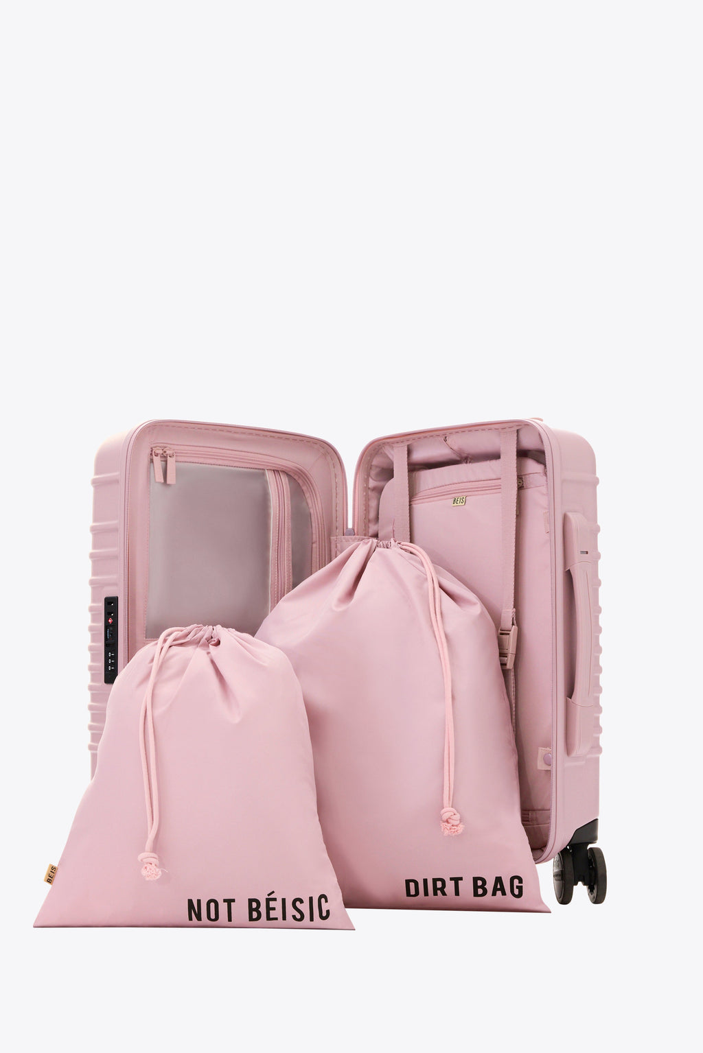 The Small Carry-On Roller in Atlas Pink - Image 5