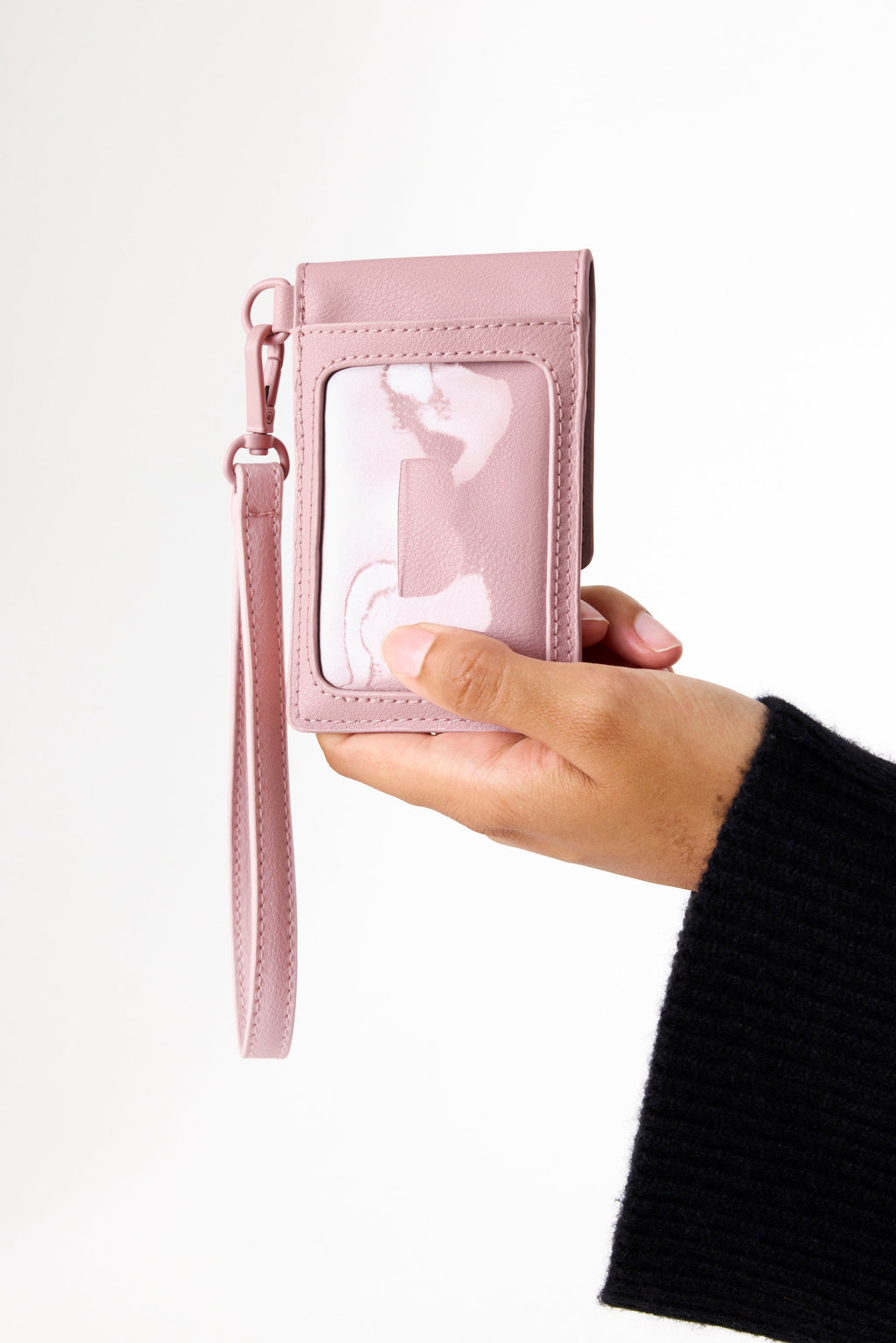 The ID Wristlet in Atlas Pink - Image 6