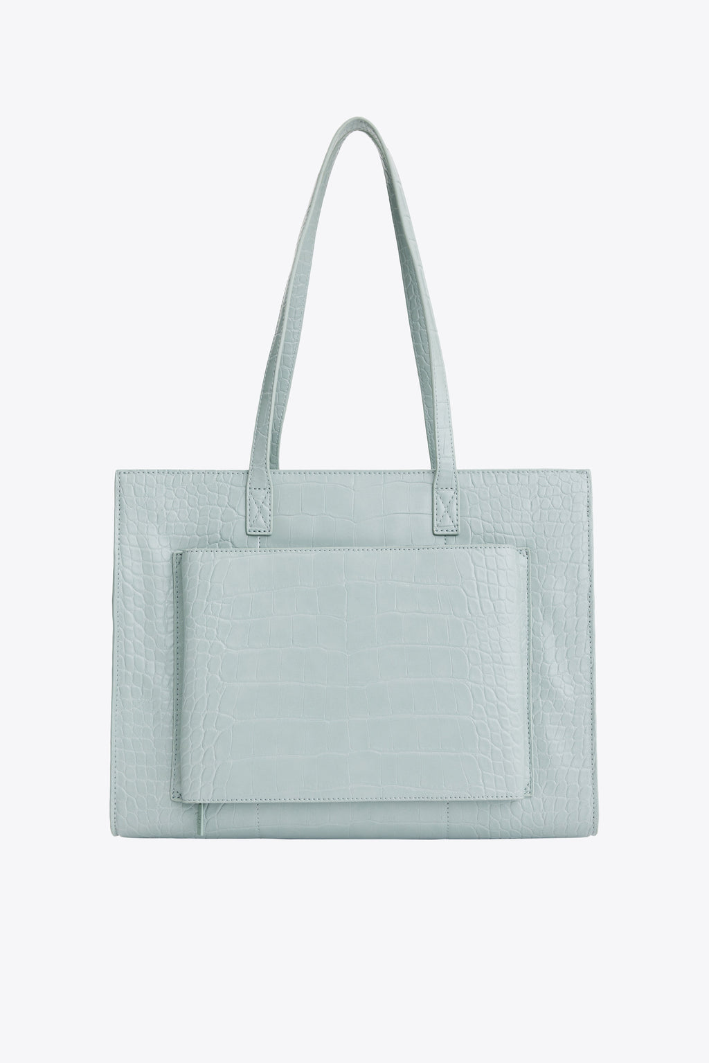 Resale The Work Tote in Slate Croc - Image 3