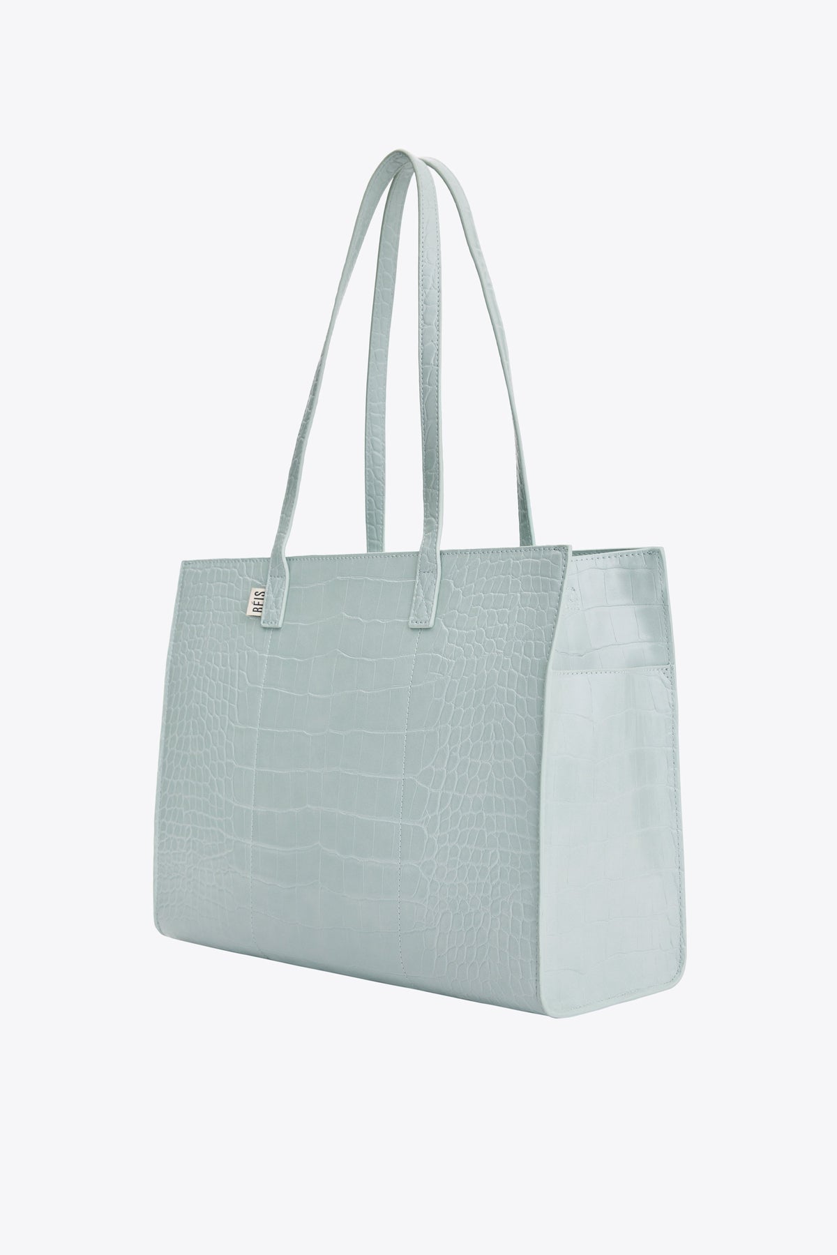 Resale The Work Tote in Slate Croc - Image 2