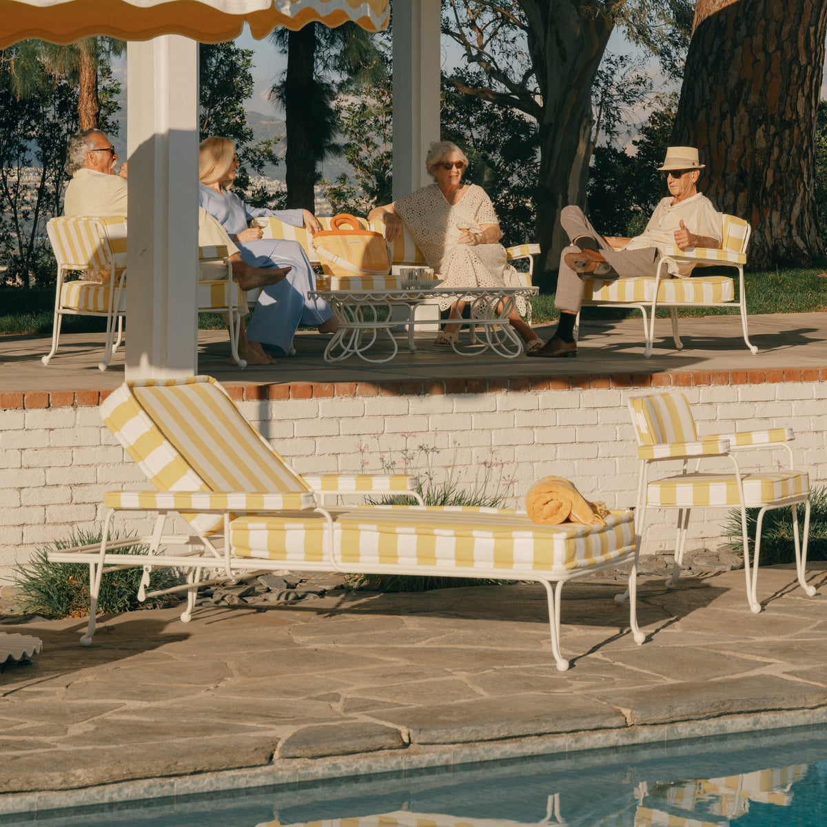 The Waterhouse Sun Lounger Armrest Set - Image 2
