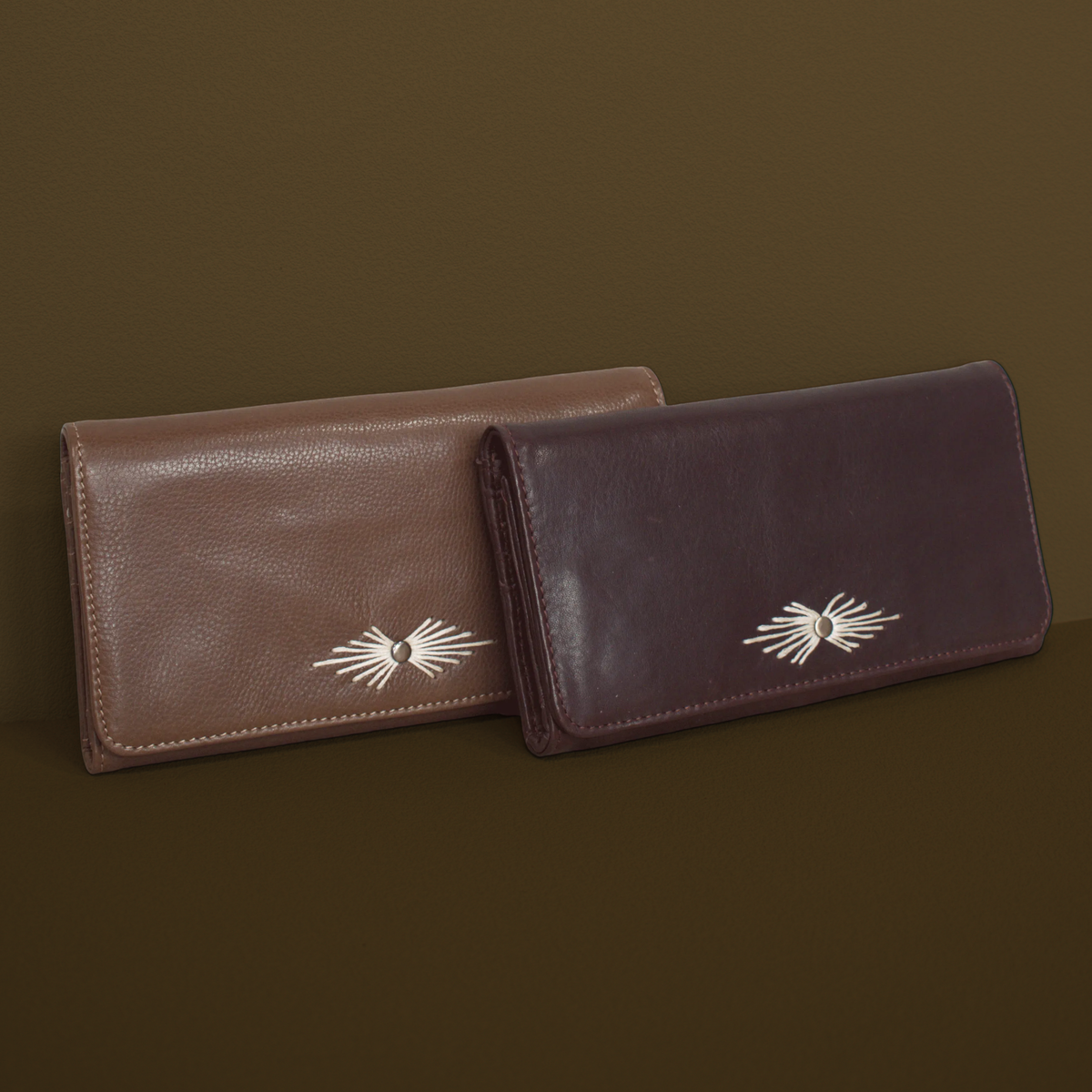 Barb Milled Leather Wallet - Image 19