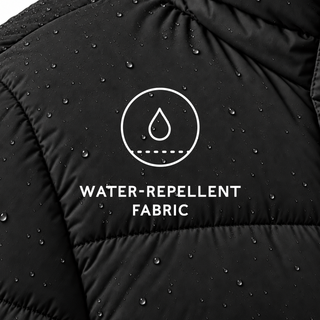 Bartlett Womens Longline Insulated Padded Coat - Black - Image 9