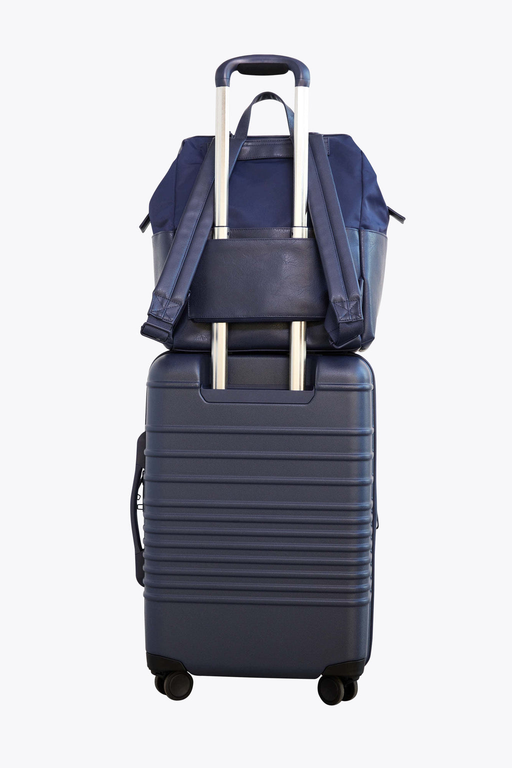The Backpack Diaper Bag in Navy - Image 6