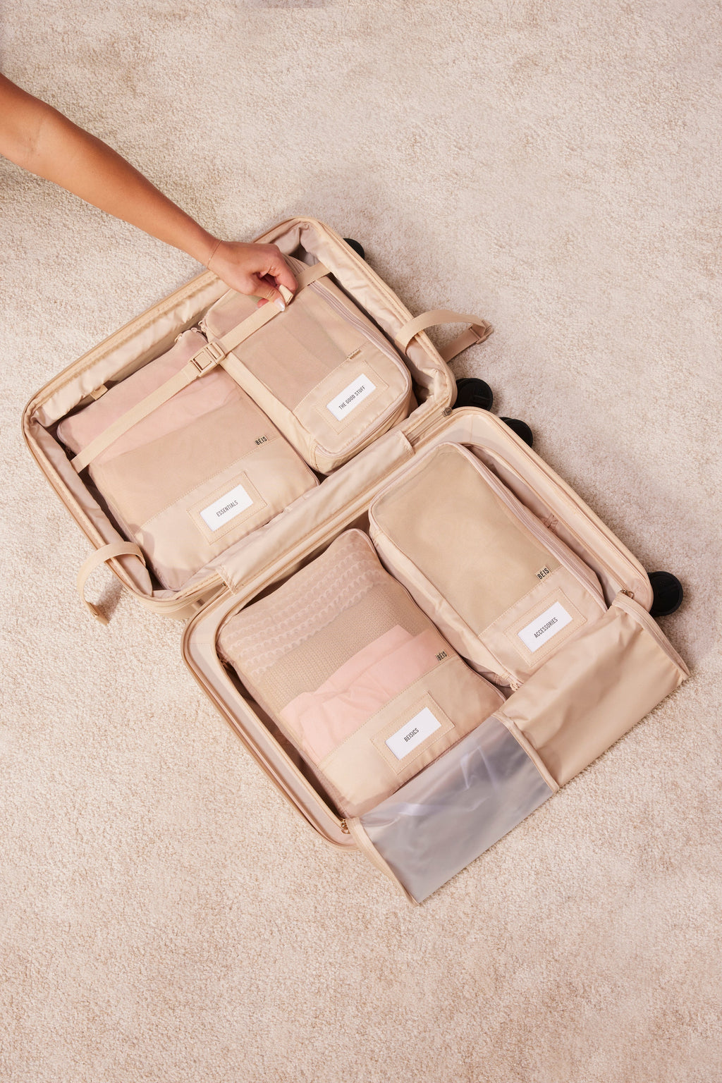 Resale The Compression Packing Cubes 4 pc in Beige - Image 6