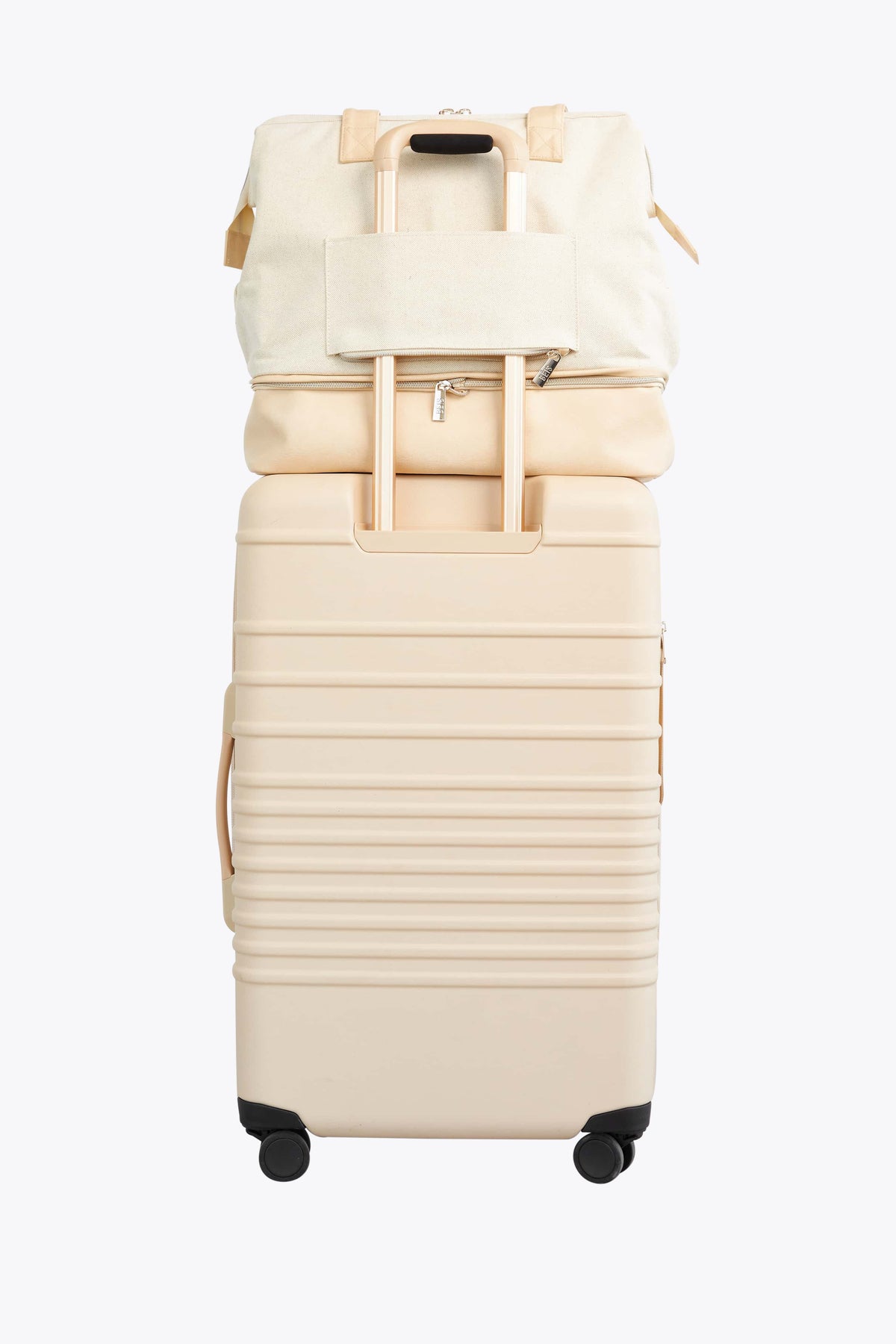 Resale The Convertible Mini Weekender in Beige - Image 5