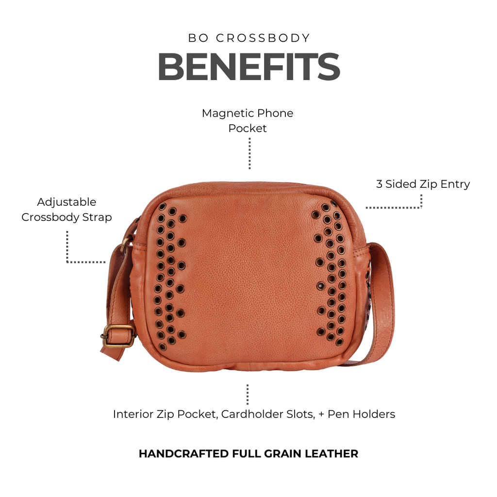 Bo Leather Crossbody Bag - Image 5