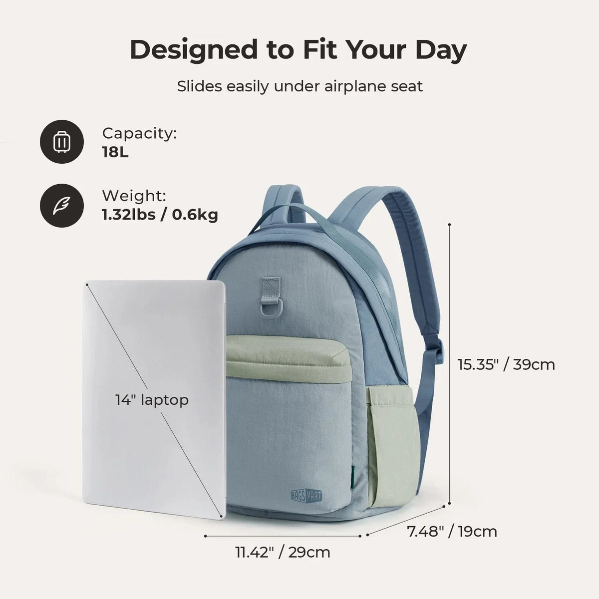 (Free Gift)crush 18L Backpack - Image 18