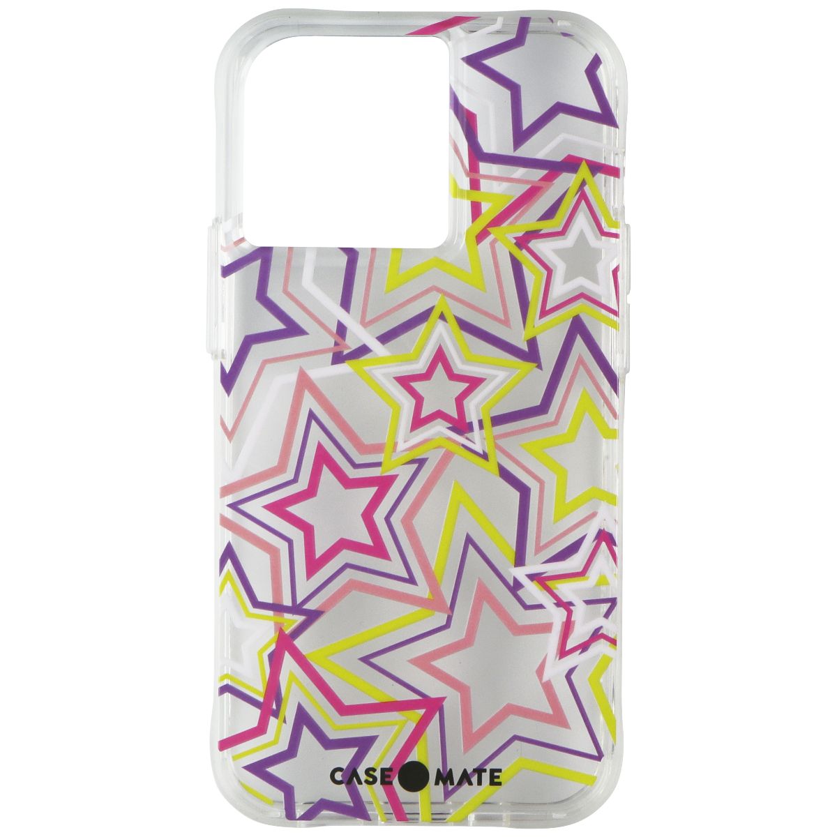 Case-Mate Tough Prints Series Hard Case for iPhone 13 Pro - Neon Stars - New - Image 2