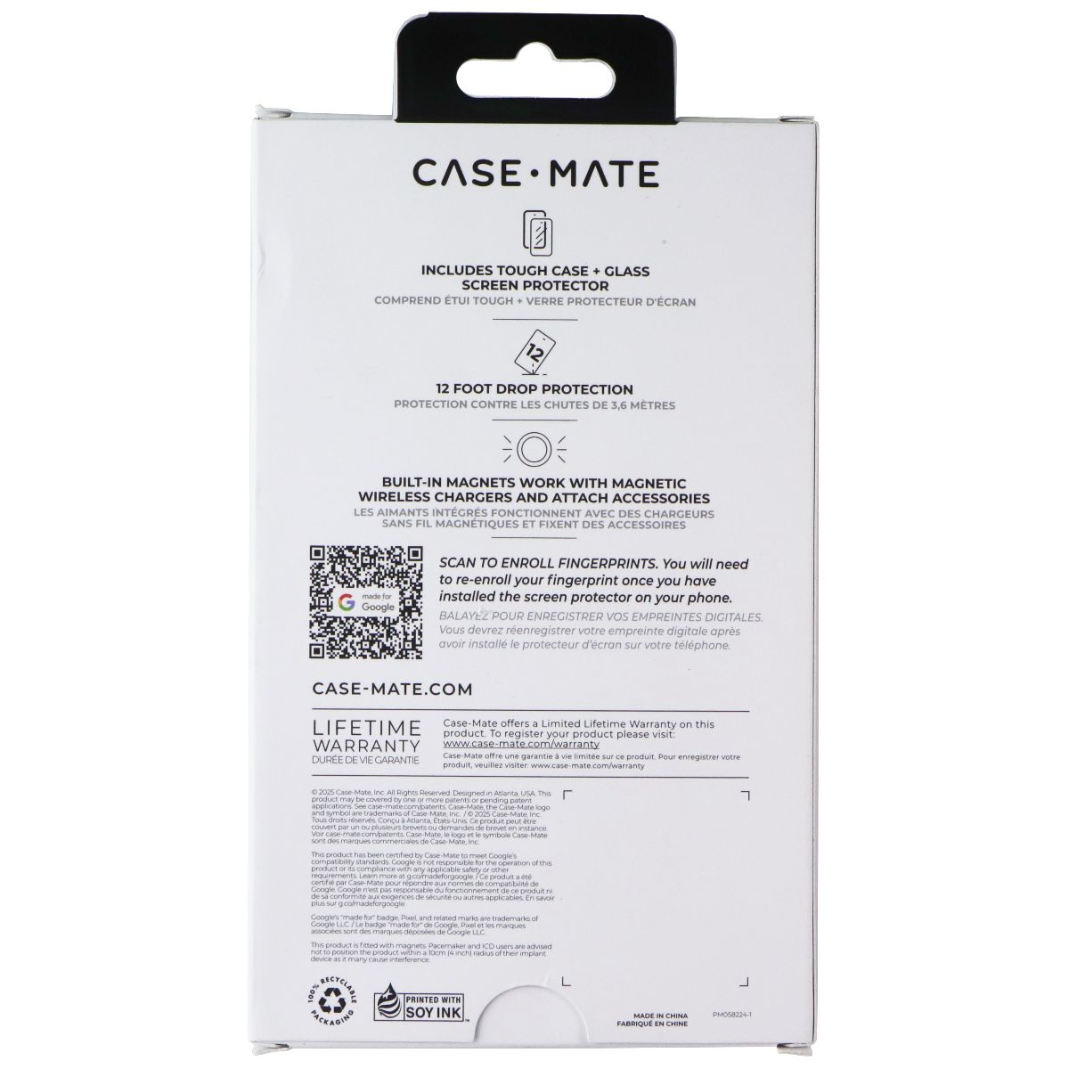Case-Mate Bundle (Magnetic Tough Case/Screen) for Google Pixel 10 - Clear - New - Image 9