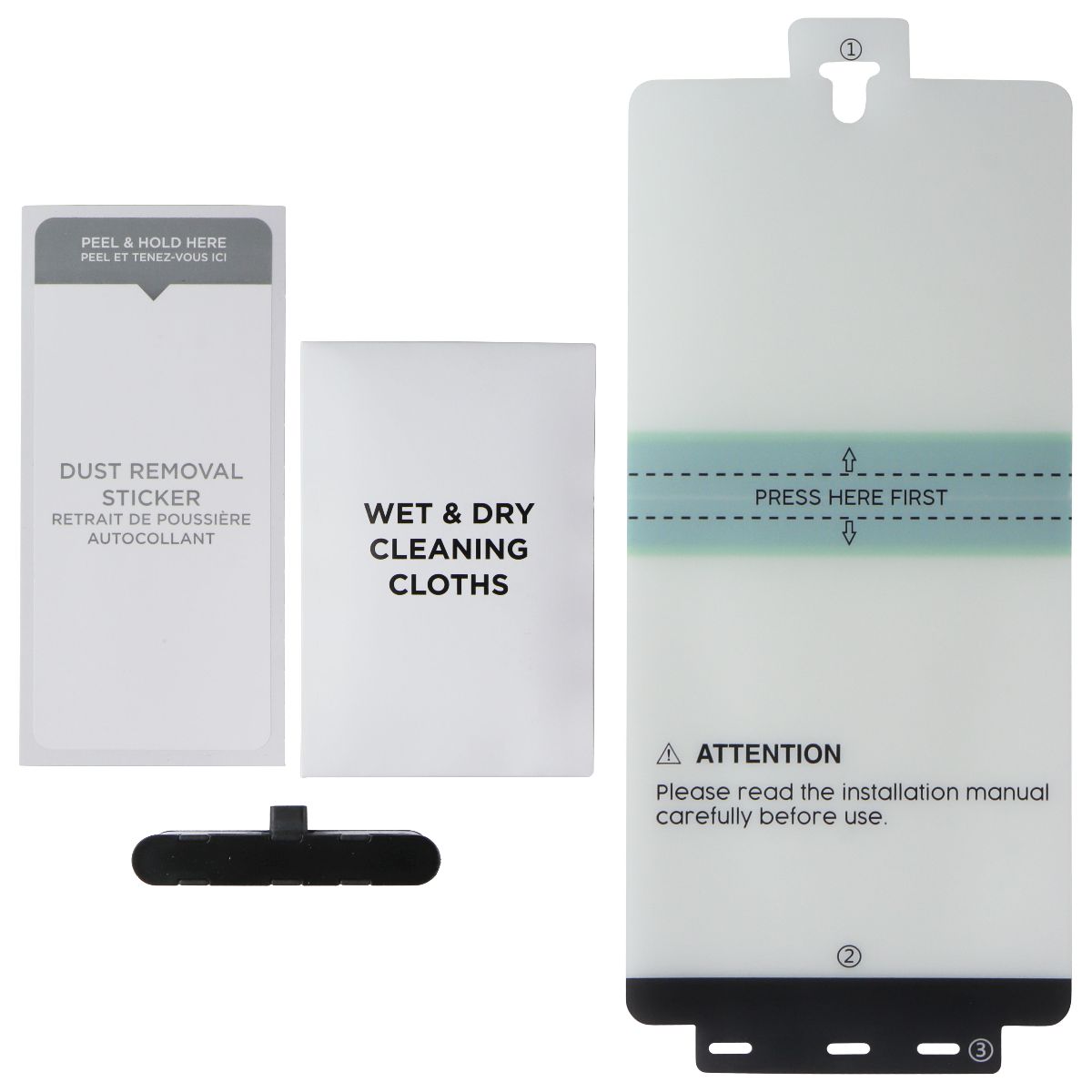 Case-Mate Tough Protection Pack Case and Screen for Google Pixel 7 Pro - Clear - New - Image 4