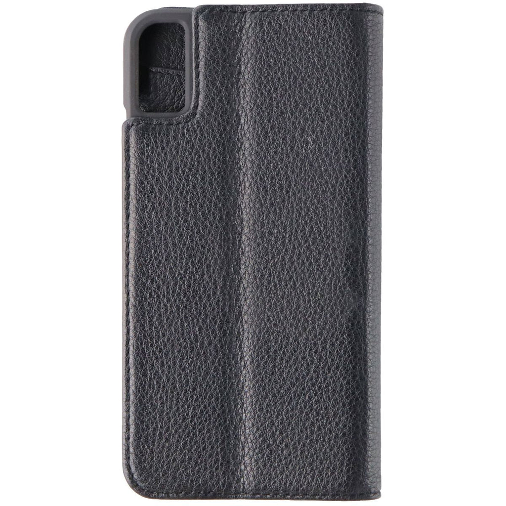 Case-Mate Wallet Folio Genuine Leather Case for Apple iPhone XS Max - Black - New - Image 2