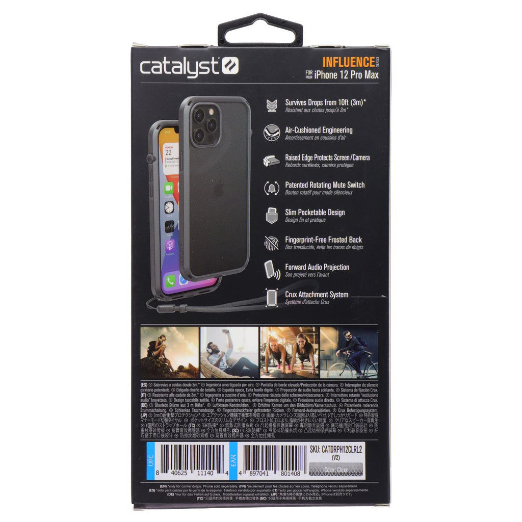Catalyst Influence Series Case for Apple iPhone 12 Pro Max - Tactical Clear - New - Image 2