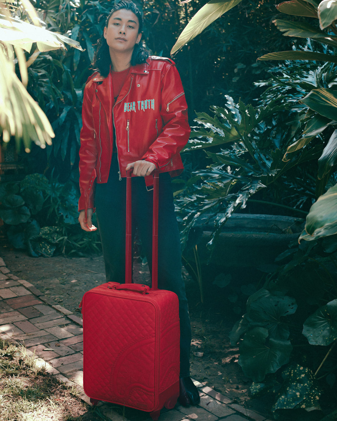 Red Riviera Jetsetter Carry-On Luggage - Image 11