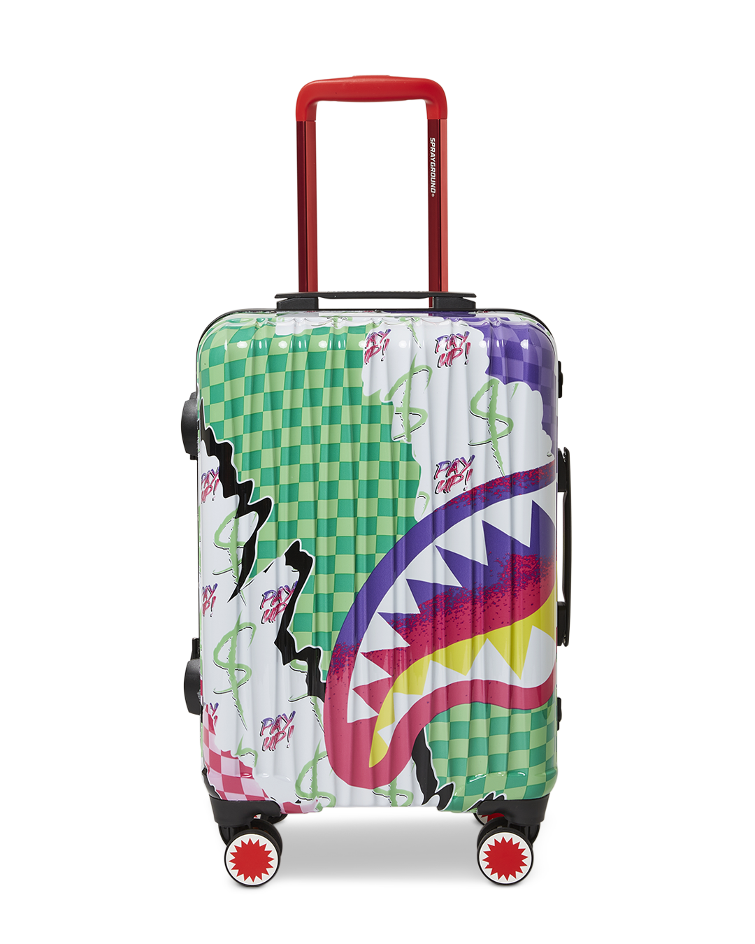 Dreamy Technicolor Sharknautics Hardshell Carry-On Luggage - Image 3