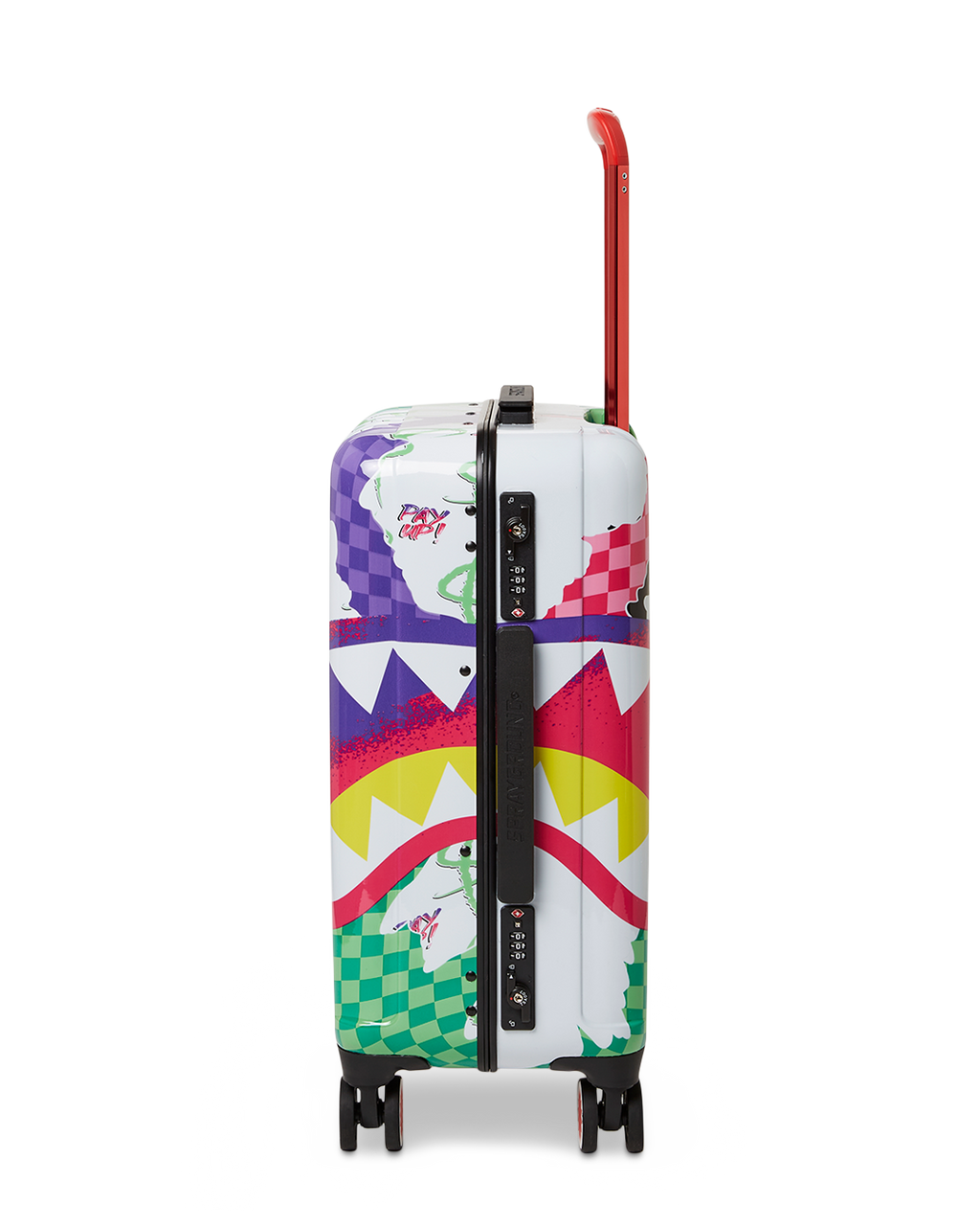 Dreamy Technicolor Sharknautics Hardshell Carry-On Luggage - Image 5