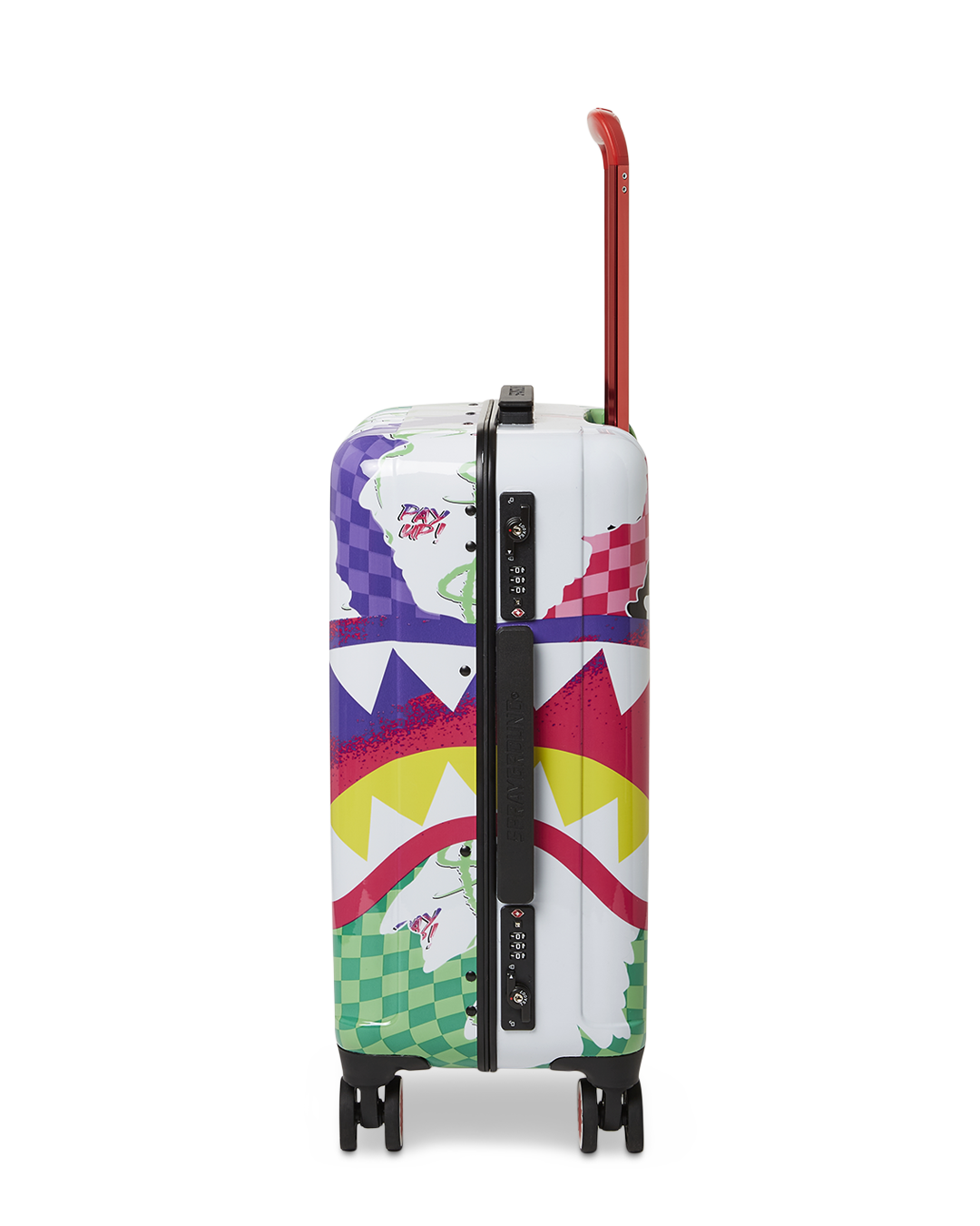 Dreamy Technicolor Sharknautics Hardshell Carry-On Luggage - Image 5